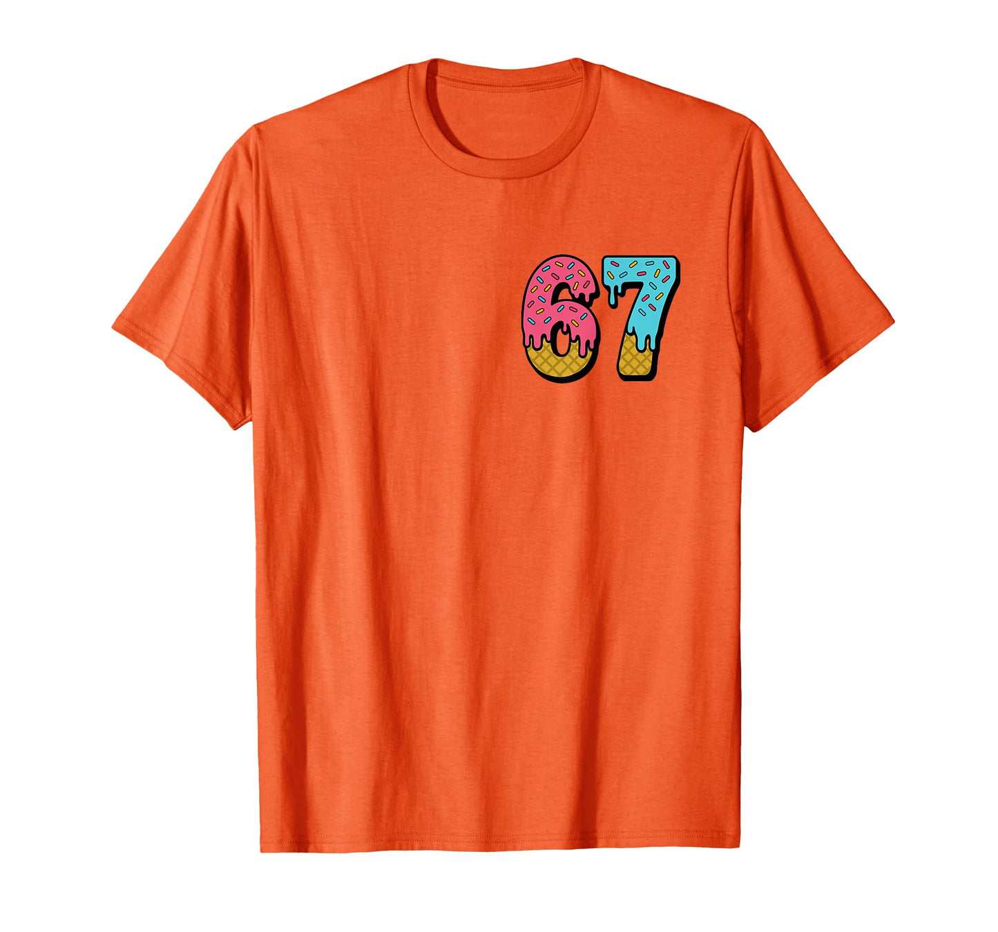Six Seven Ice Cream Drip Sport 67 Fun Mason Meme T-Shirt