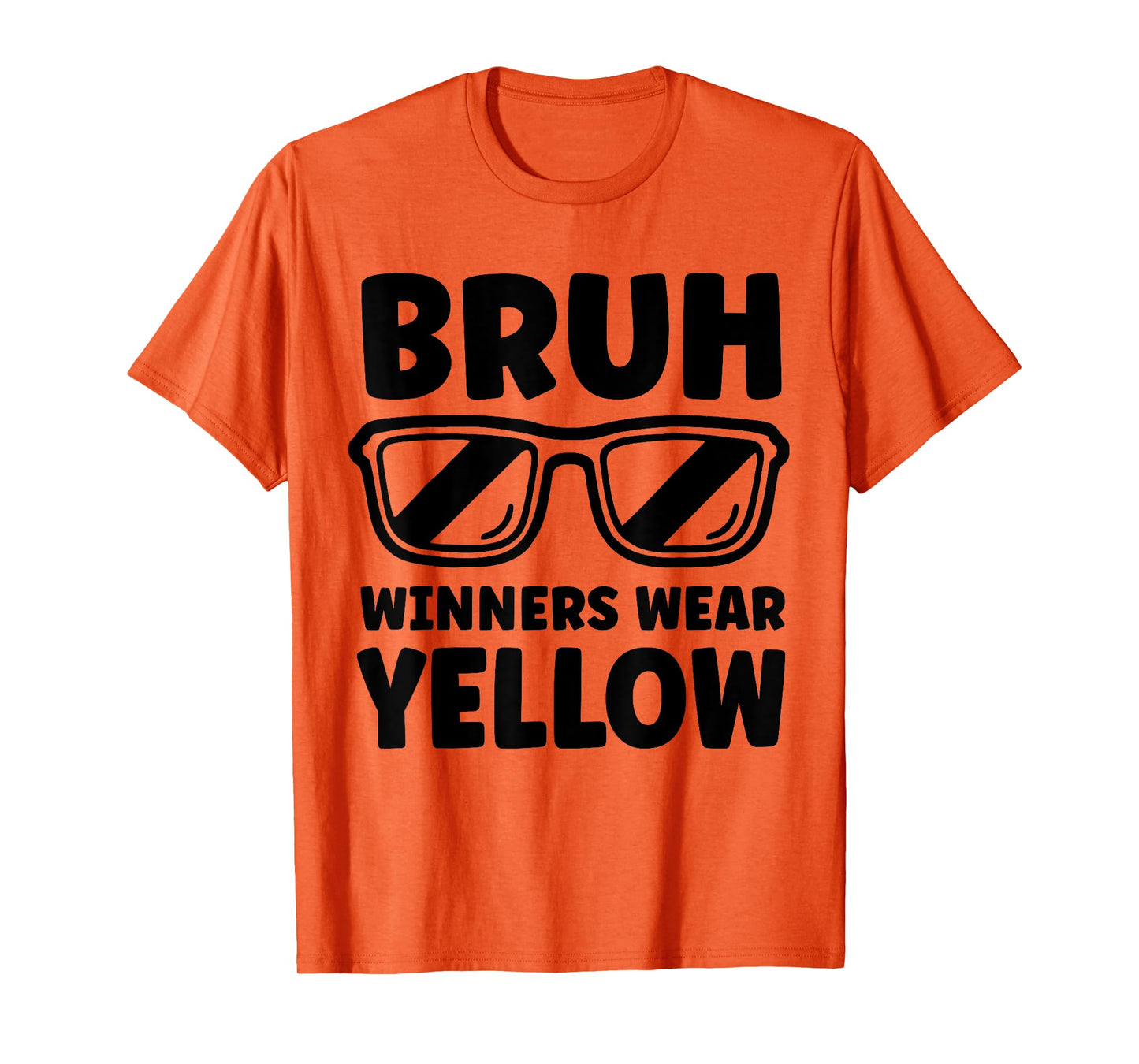Winners Wear Yellow Team Spirit Week Game Color Sports Day T-Shirt