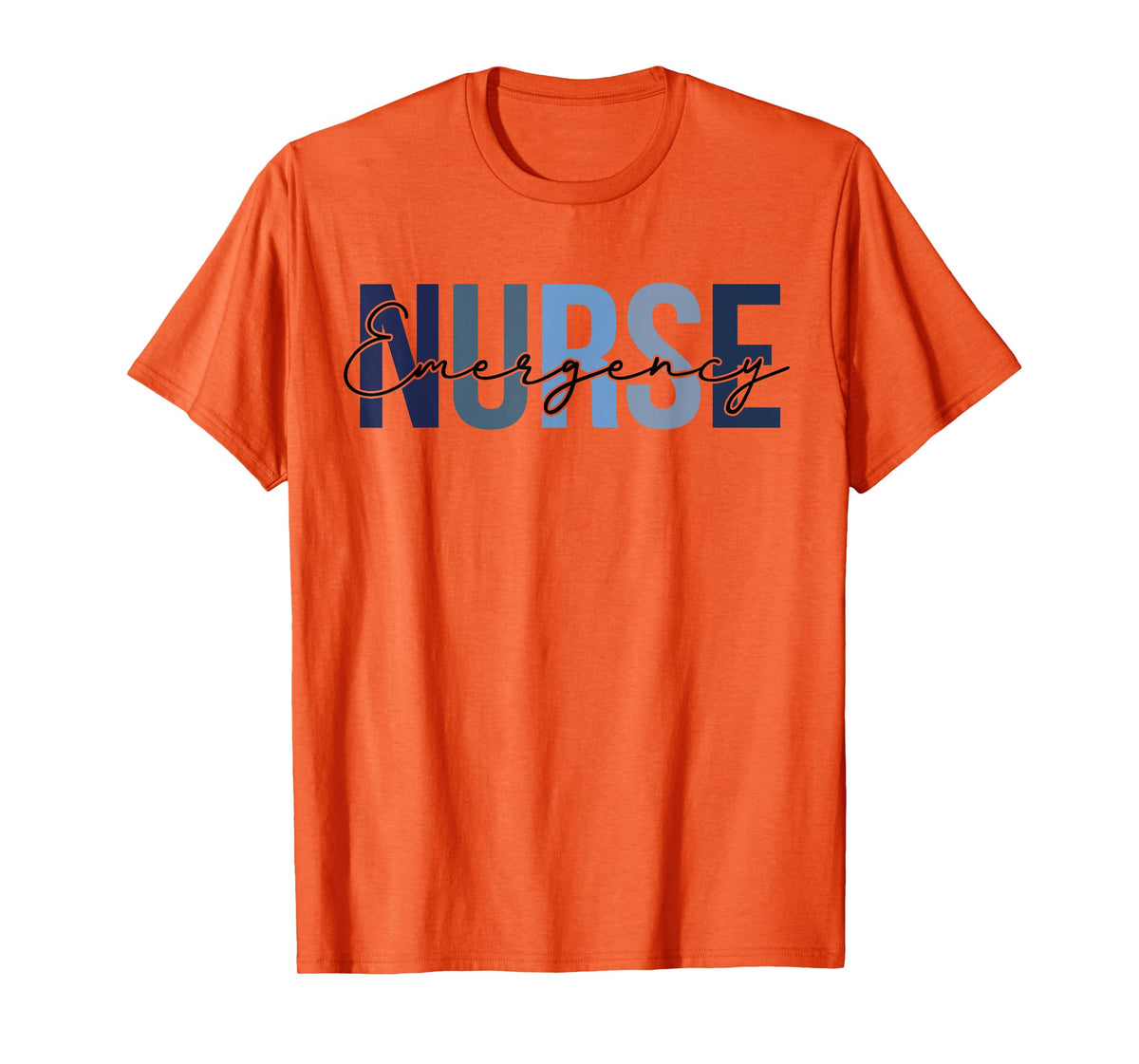 Cute Nurse Apparel Leopard Emergency Nurse Retro T-Shirt for Women, White, Small