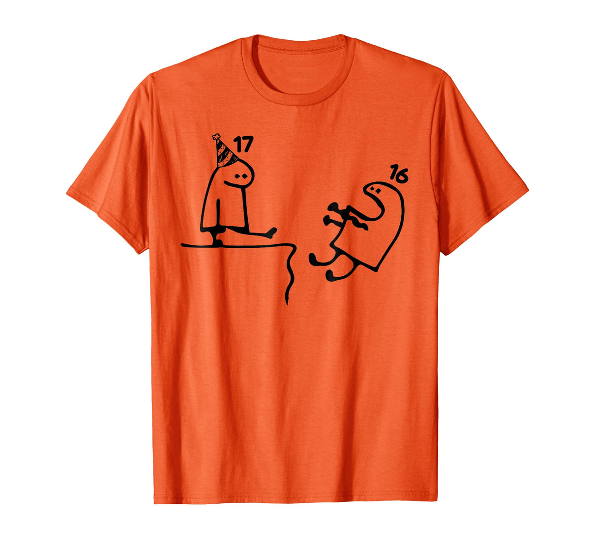 17th Birthday Party Funny Tees 17 Years Old Birthday Teens T-Shirt