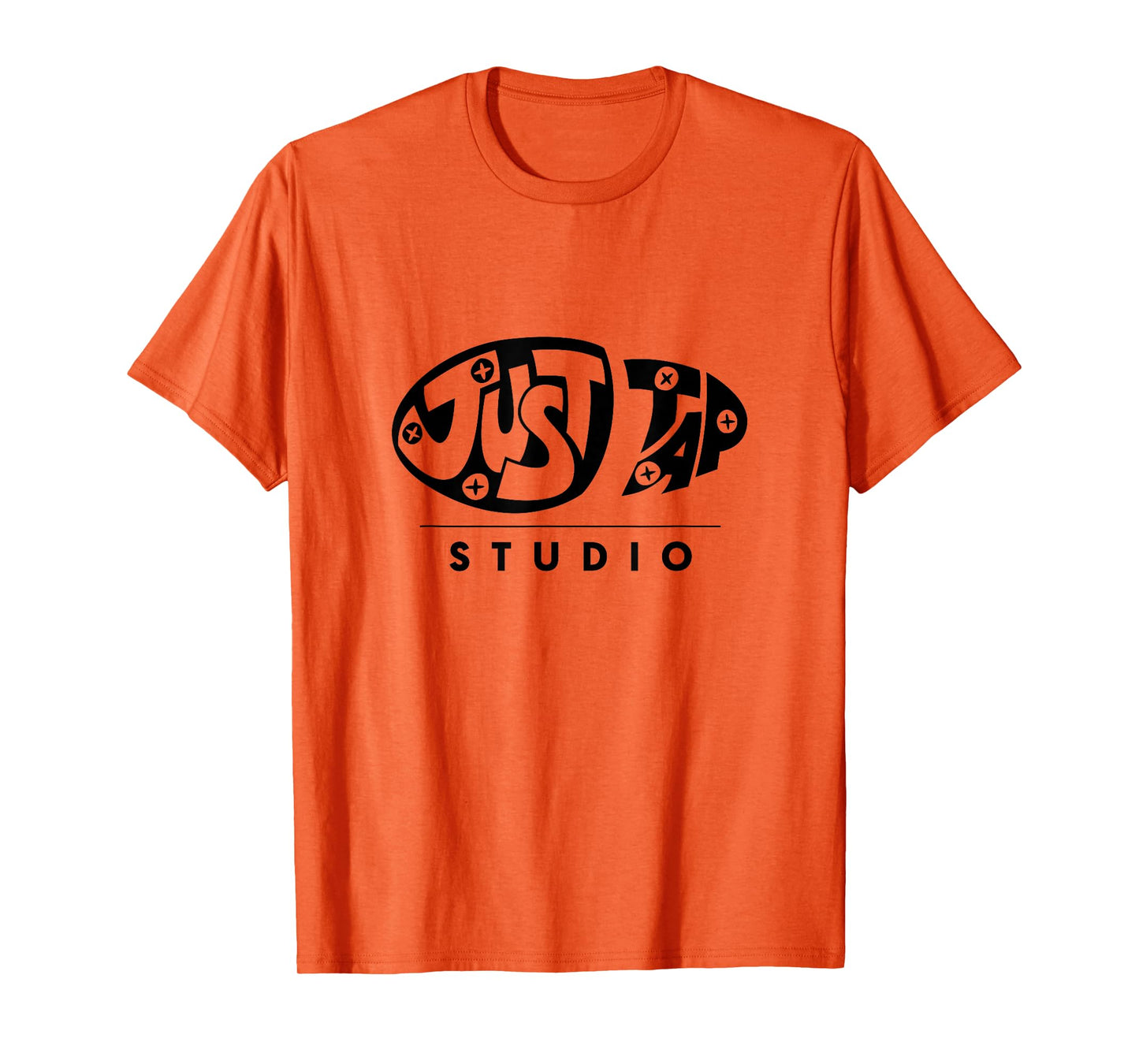 Just Tap Studio Wear - Black Logo T-Shirt