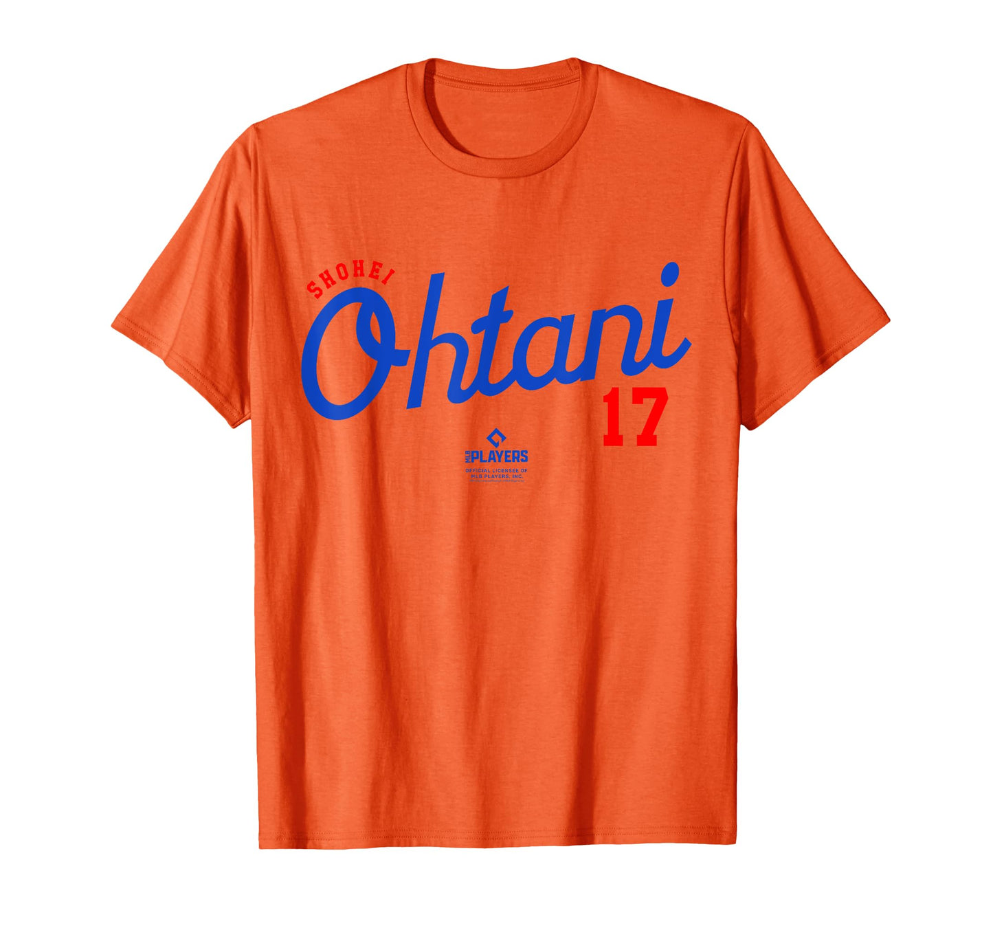 Shohei Ohtani #17 Blue And Red LA Vintage MLB Players T-Shirt