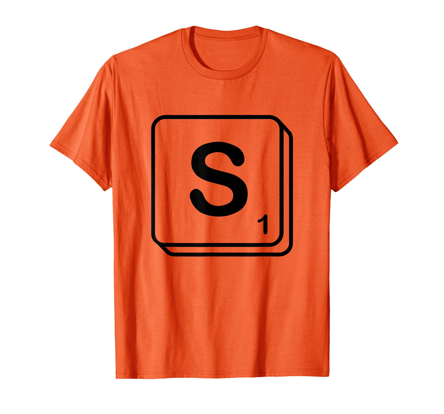 Letter S Word Game Tile T-Shirt