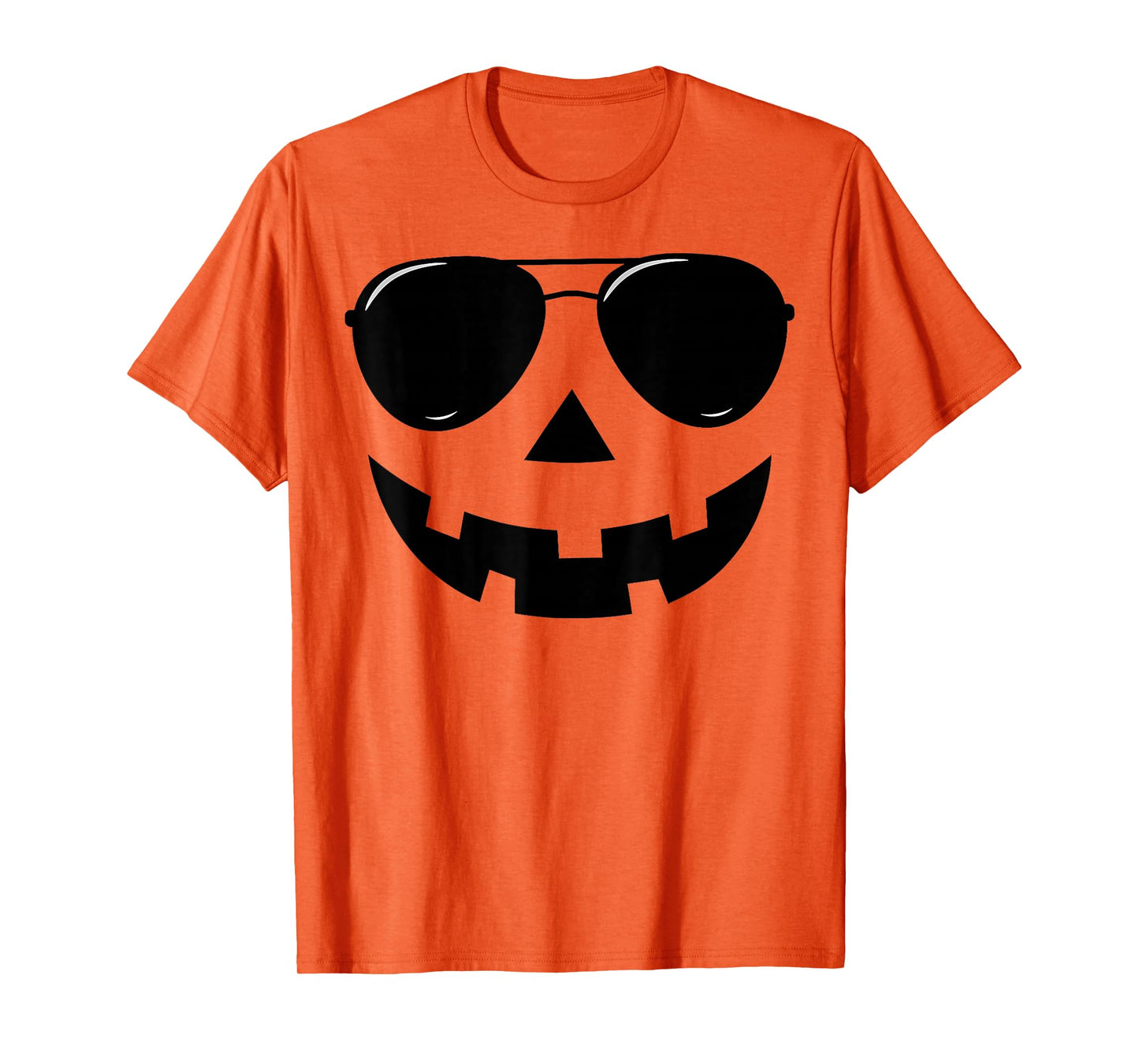 Funny Jack O Lantern Face Pumpkin Halloween Costume Men Boys T-Shirt