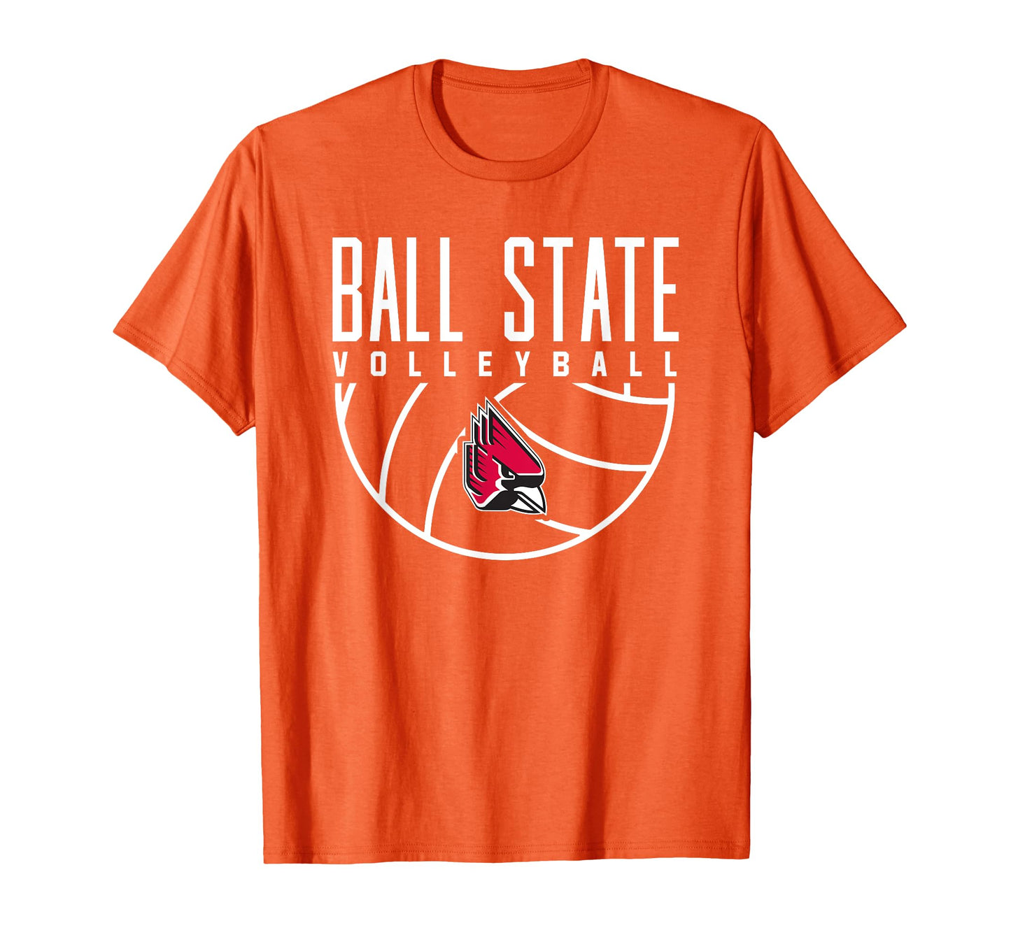 Ball State University Cardinals Volleyball Arch T-Shirt