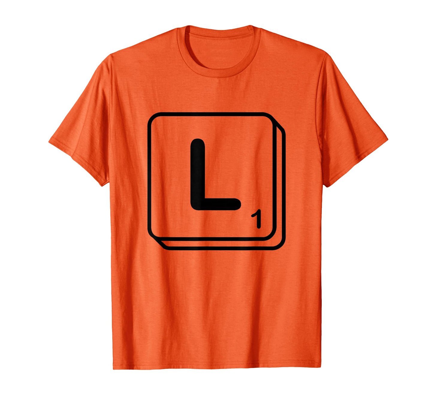Letter L Word Game Tile T-Shirt