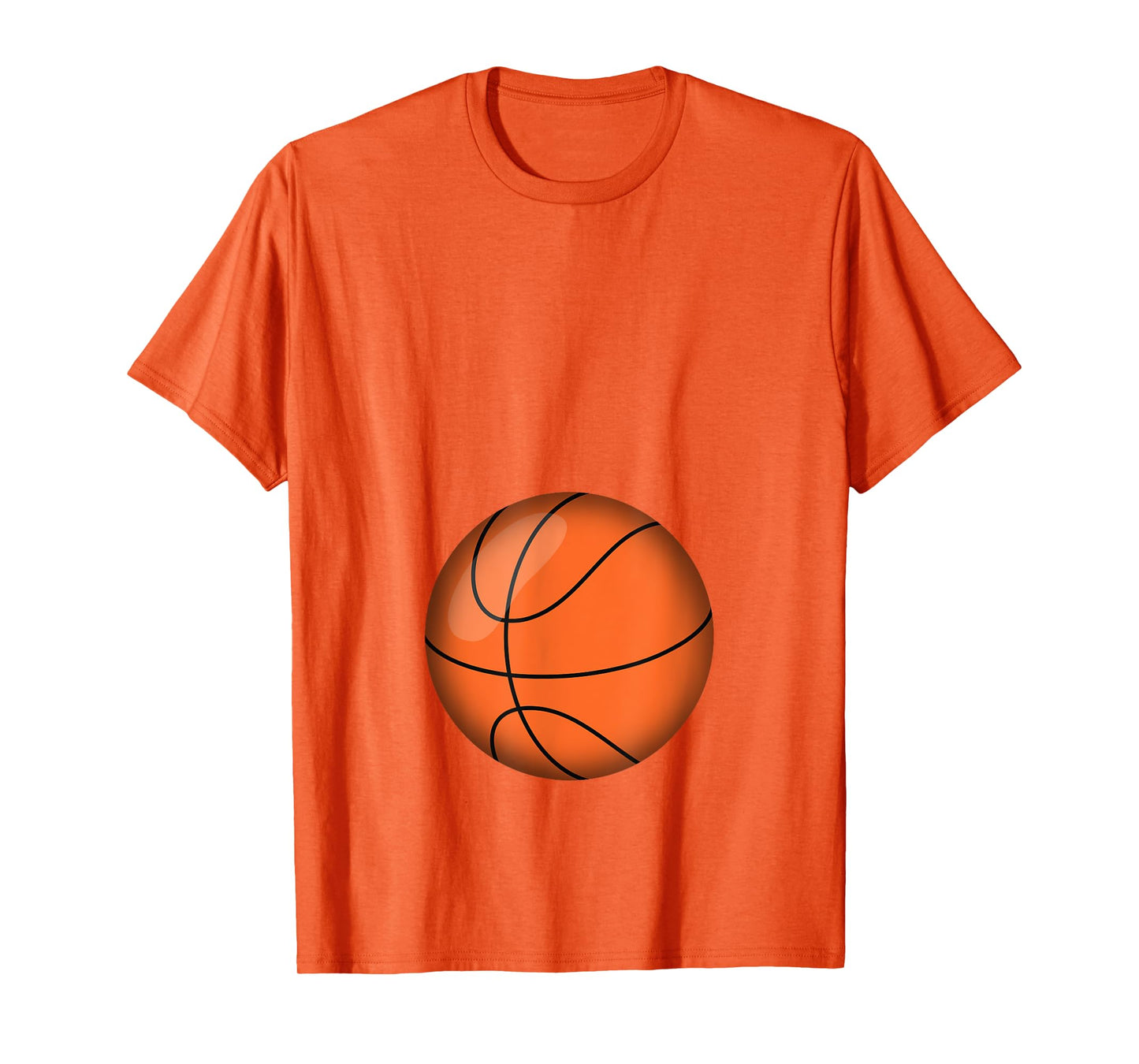 Funny Basketball Player Belly Pregnant Mama T-Shirt