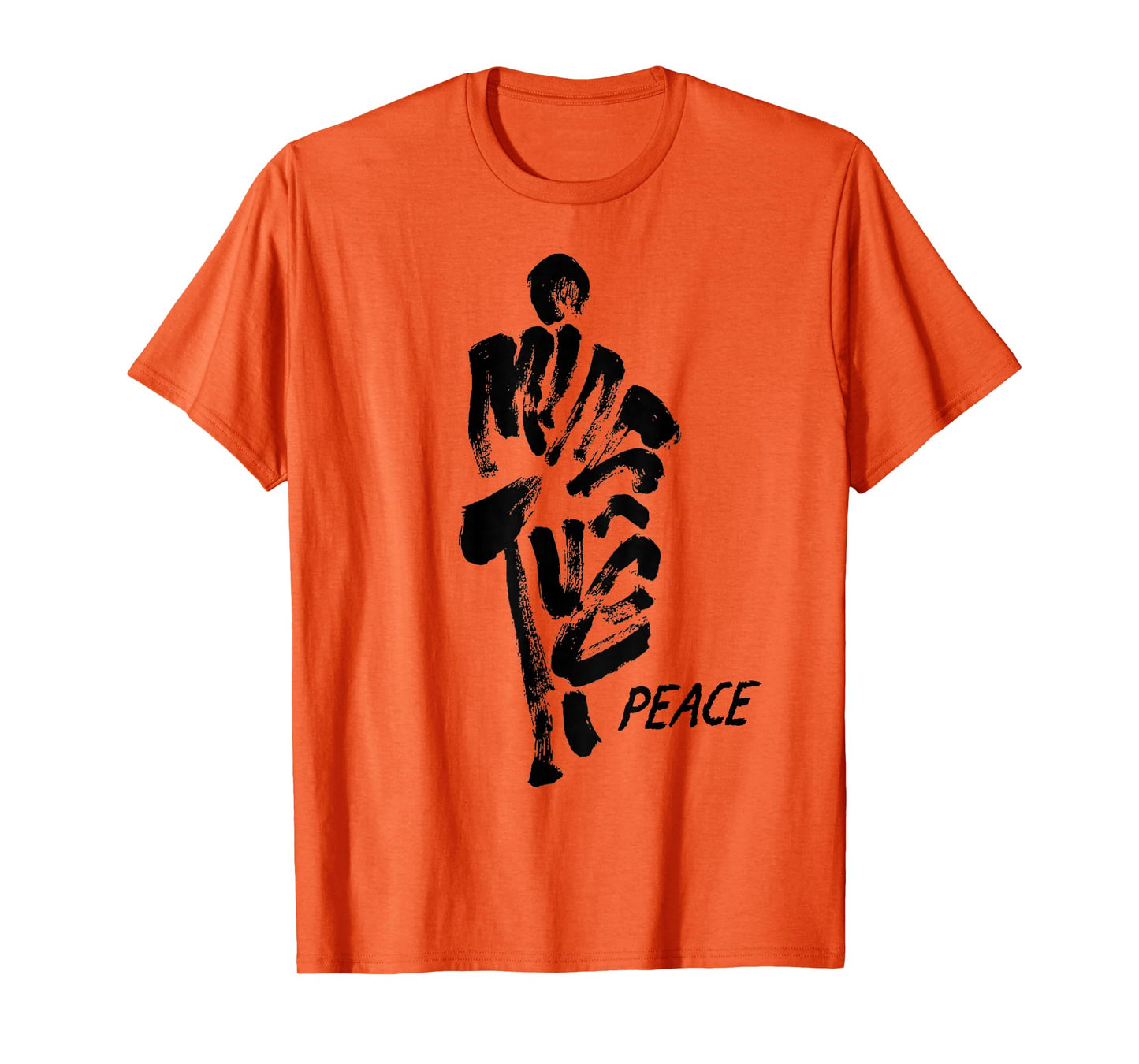 Thich Minh Tue Vietnamese Buddha Peace Lotus Calligraphy T-Shirt