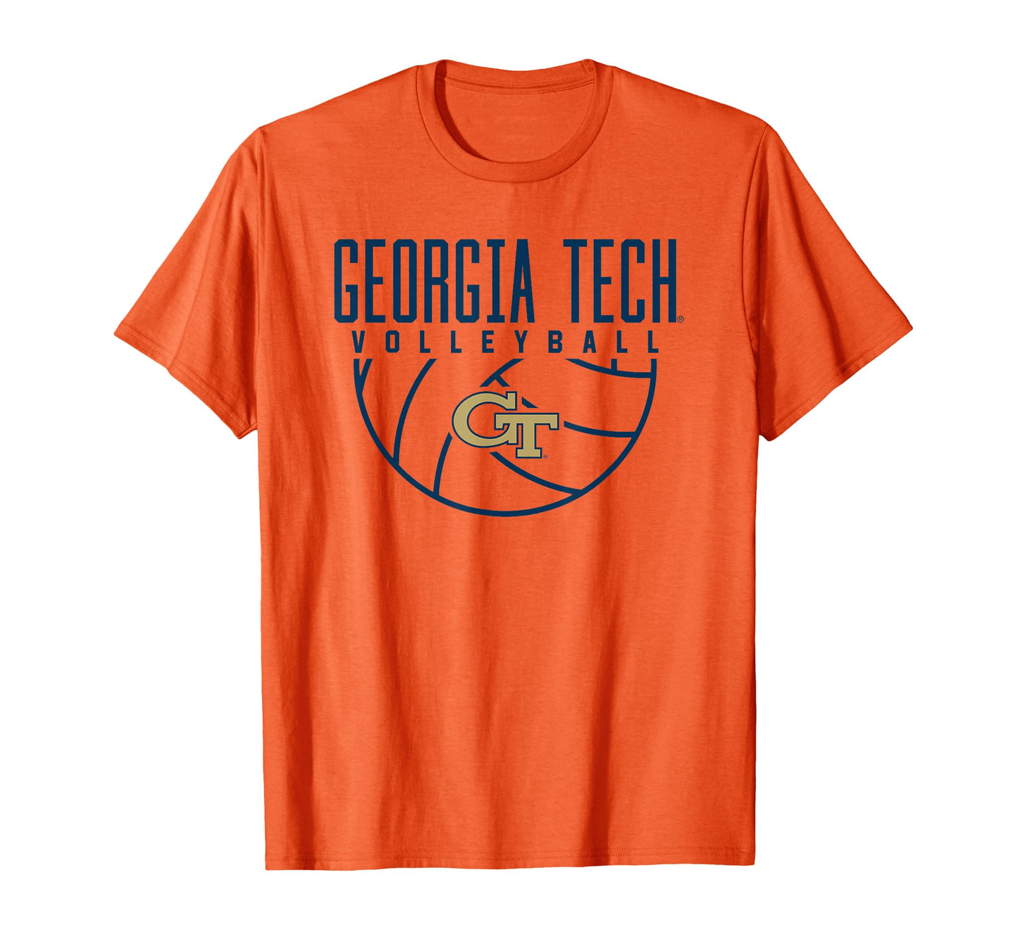 Georgia Tech Yellow Jackets Volleyball Arch T-Shirt