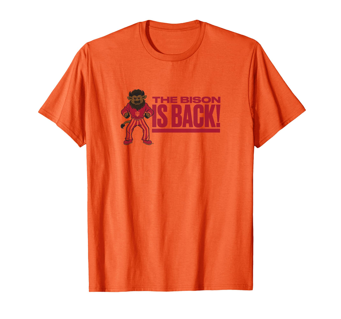 Hoosier The Bison is Back - Indiana Hoosiers T-Shirt