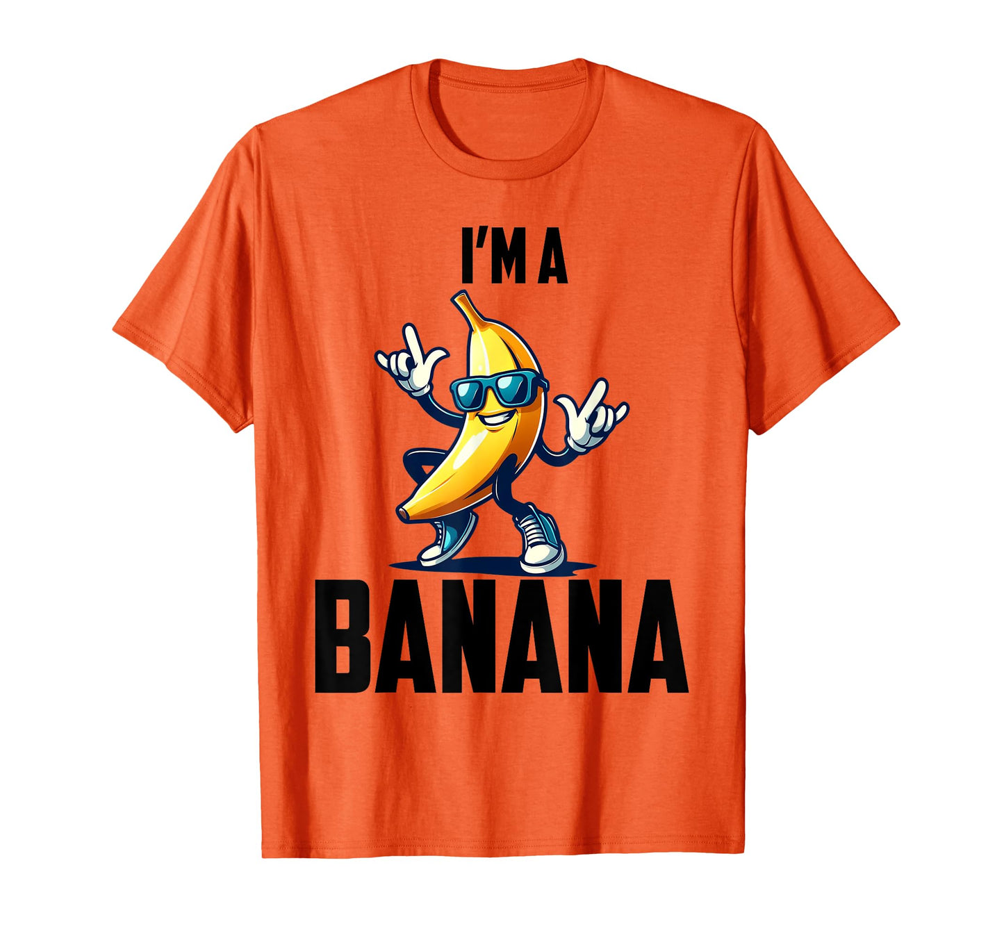 I'm A Banana Shirt Cute Funny Banana Costume Men Women Kids T-Shirt