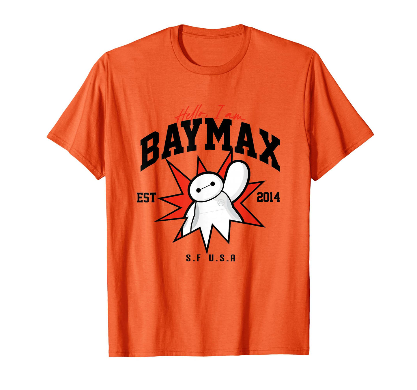 Disney Big Hero 6 Baymax Hello I Am T-Shirt