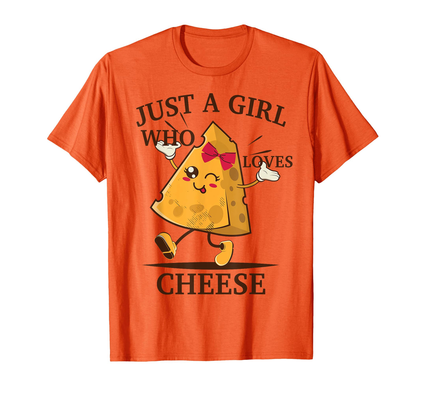 Just A Girl Who Loves Cheese Toddler Kids Women Funny T-Shirt