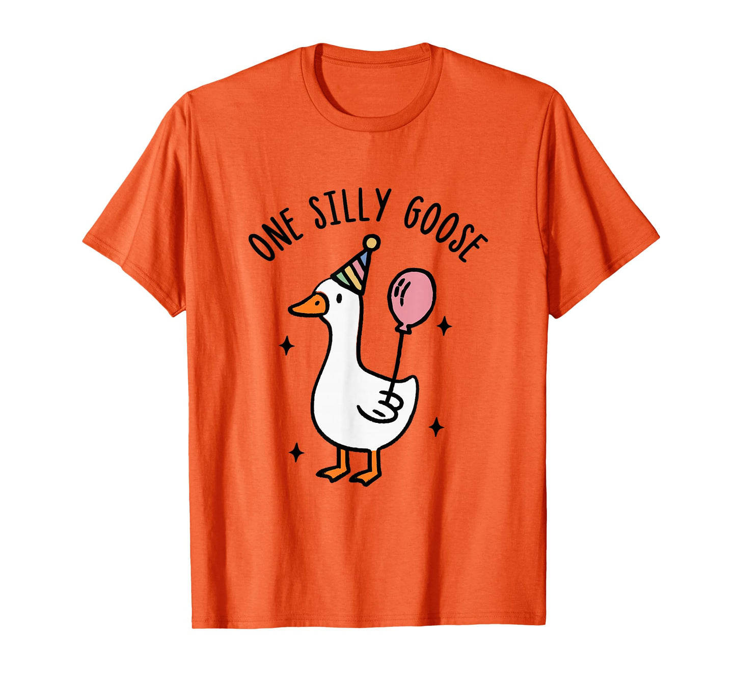 One Silly Goose Funny 1st First Birthday T-Shirt
