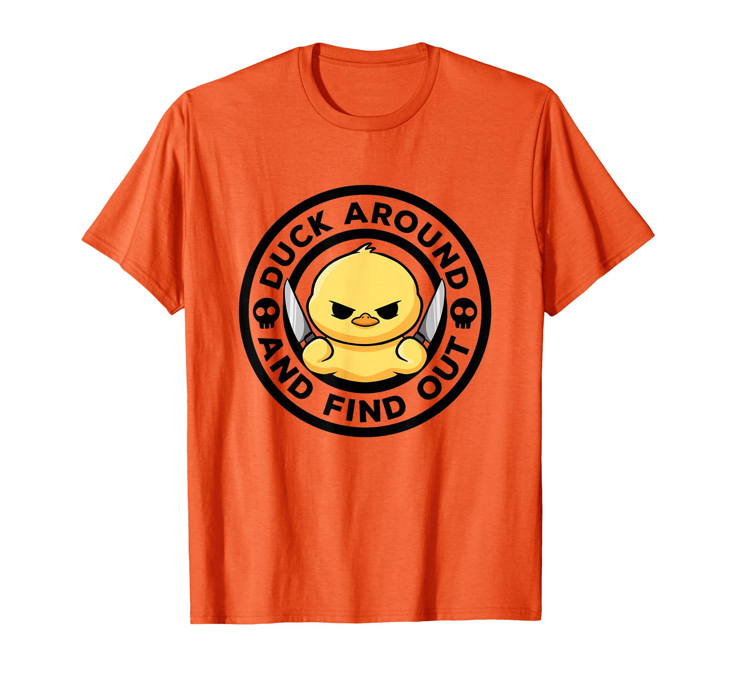 Duck Around And Find Out I Love Duck Lover Funny Rubber Duck T-Shirt