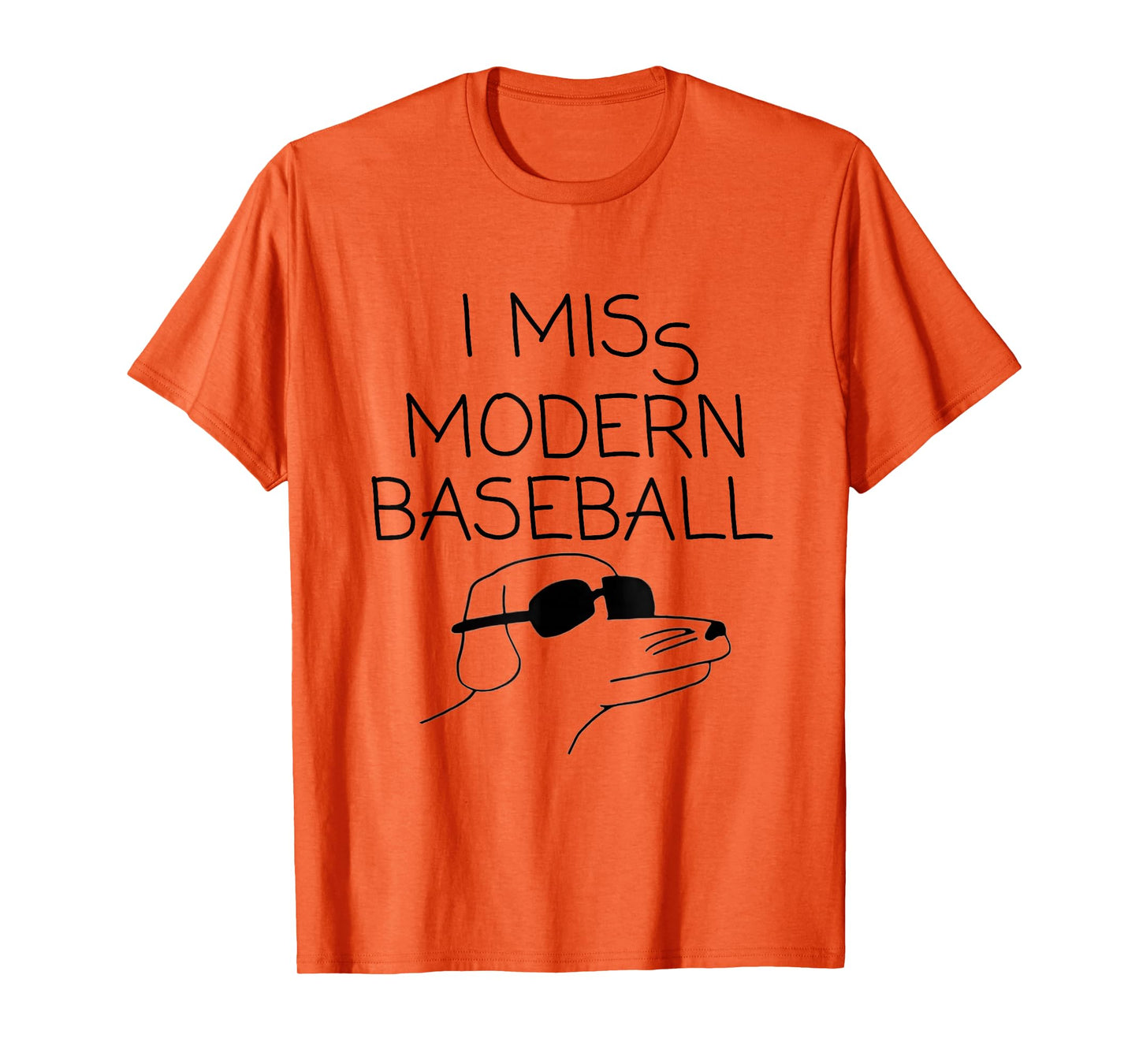 I Miss Modern Baseball Vintage Funny Baseball Meme Tee T-Shirt