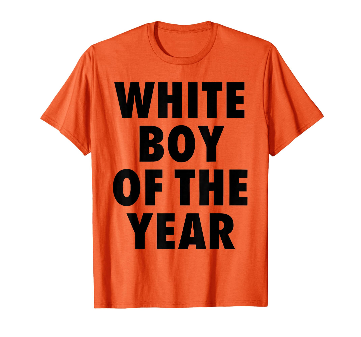 White Boy of The Year for Men Boys Kids Funny Graphic T-Shirt