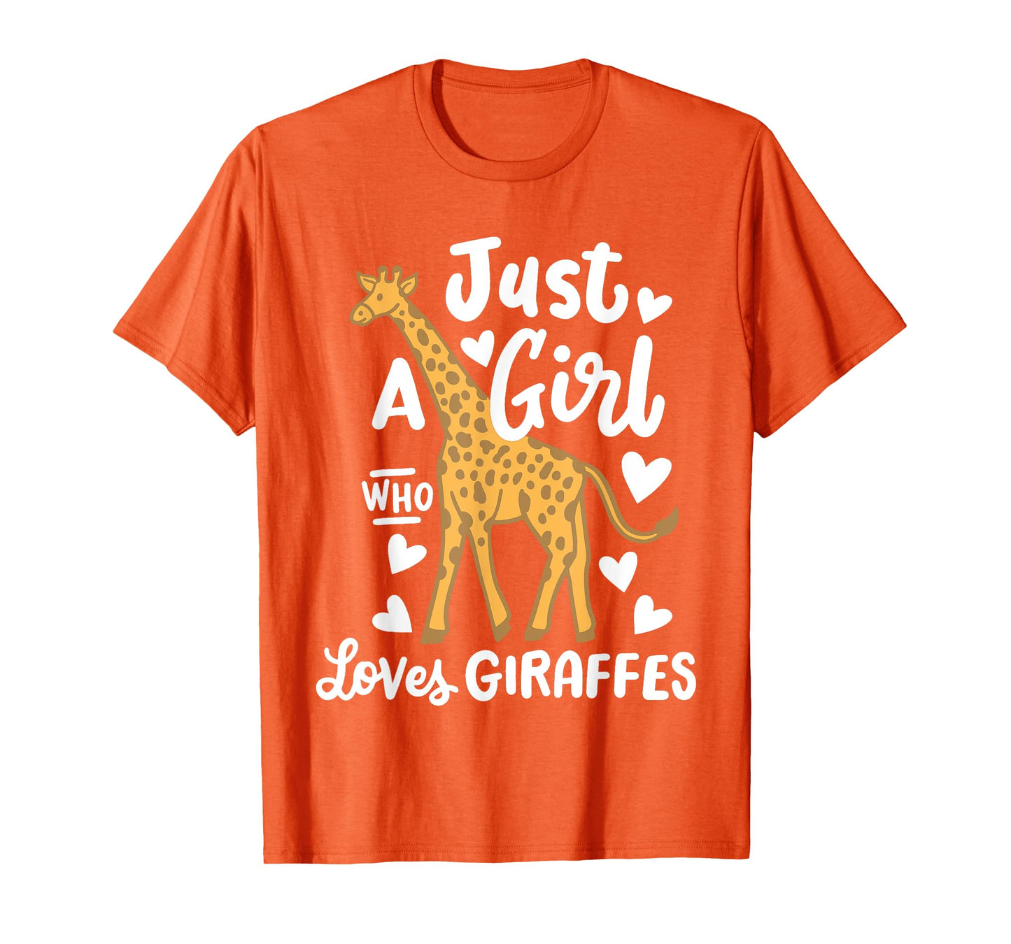 Giraffe Just a Girl Who Loves Giraffes T-Shirt