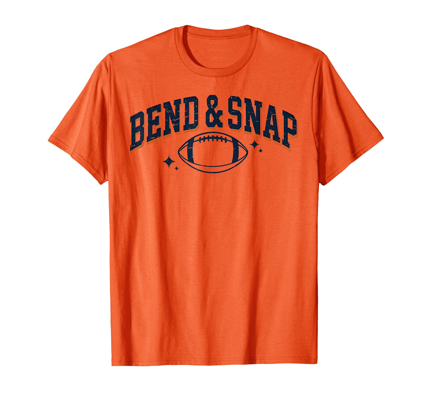 Funny Game Day Touchdown Season Cute Bend and Snap Football T-Shirt