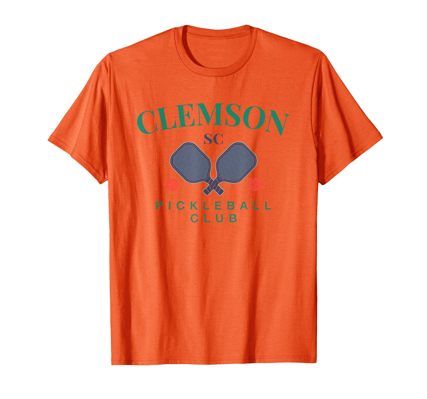 Clemson, SC Pickleball Club Tee for Paddle Players T-Shirt