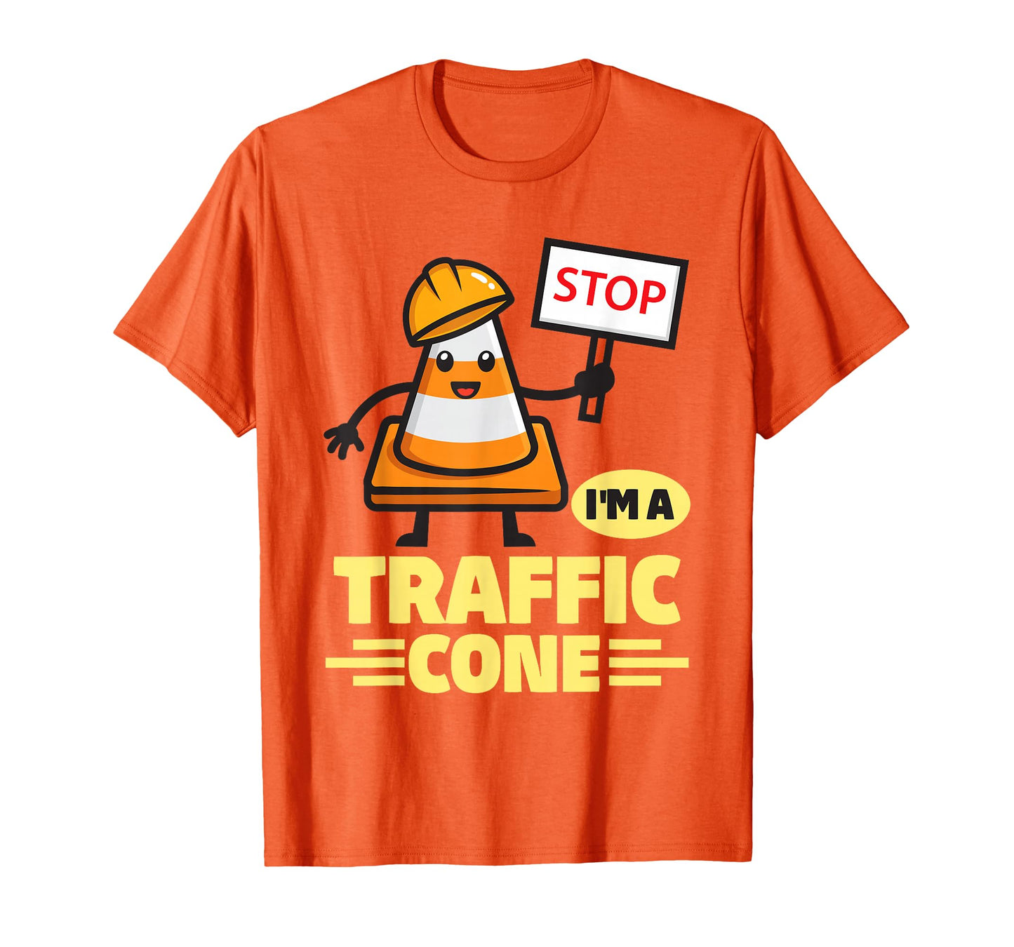 I'm A Traffic Cone Halloween Costume T-Shirt