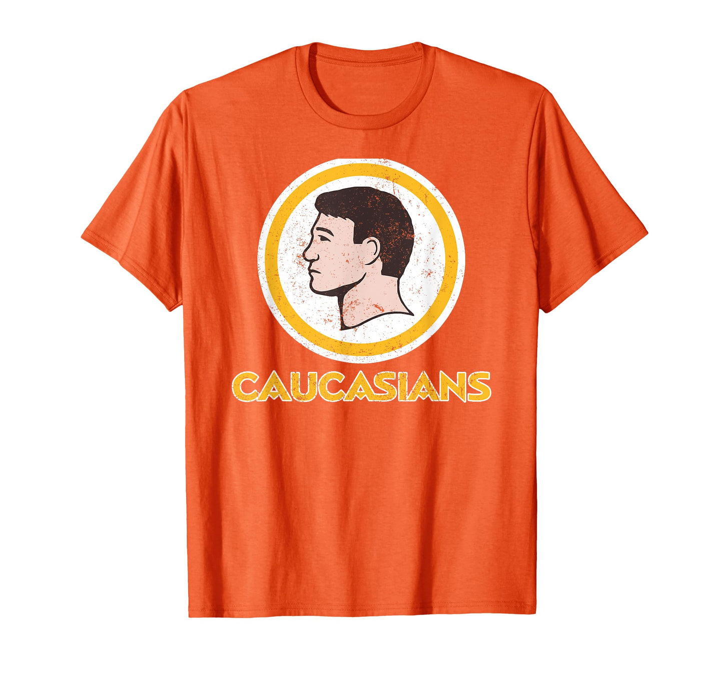 Caucasians Funny Vintage Caucasians Pride T-Shirt