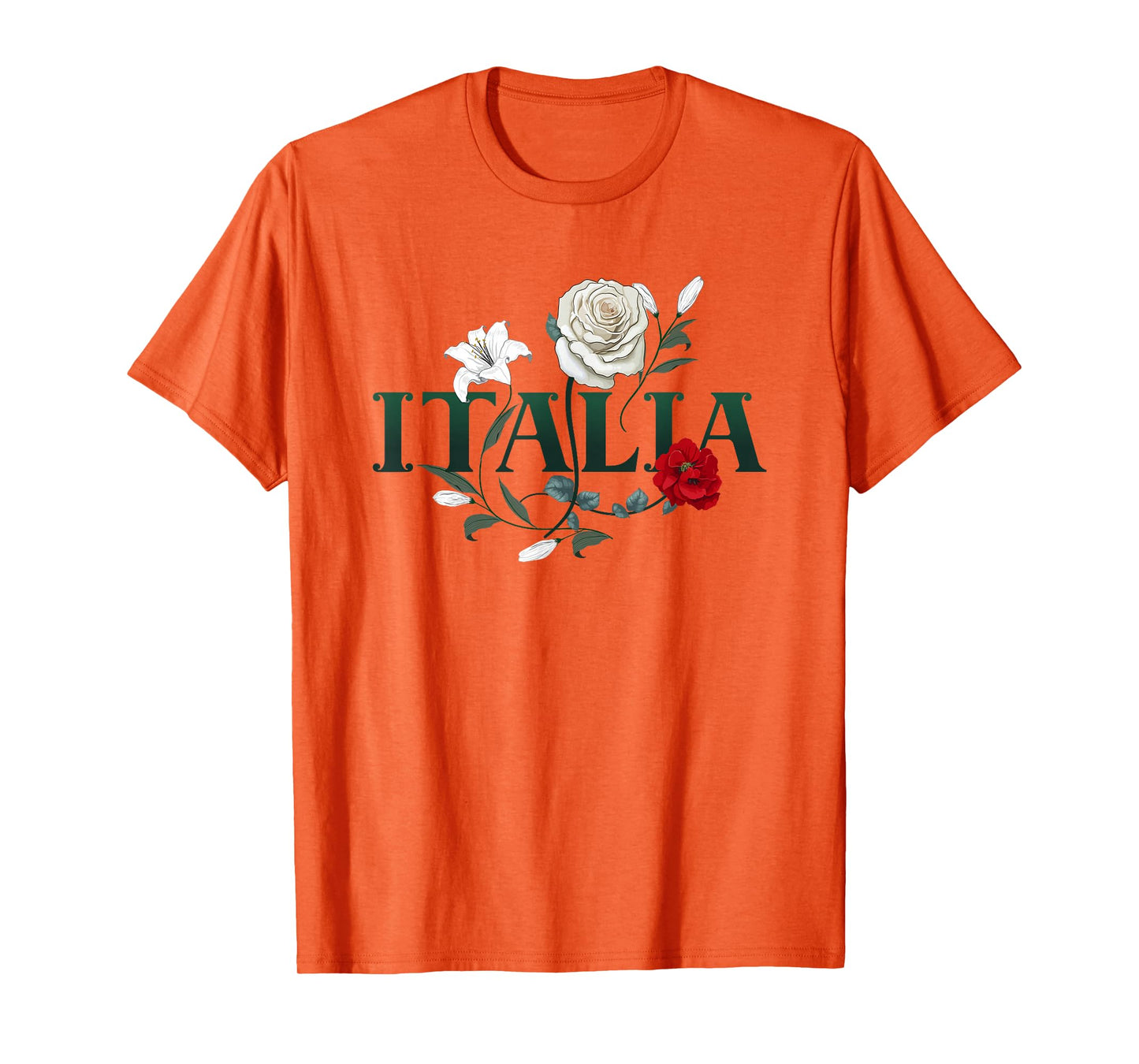 Flowers of Italy - Vintage Style Minimalist Boho T-Shirt