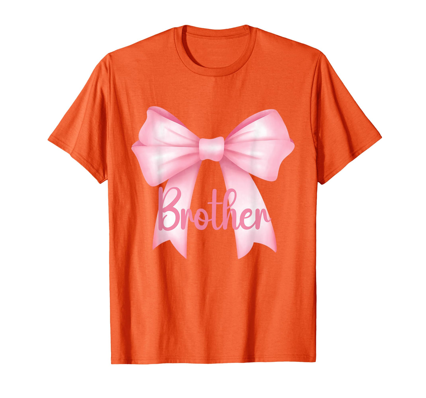 Brother Pink Bow Birthday Girl Brother Of The Birthday Girl T-Shirt