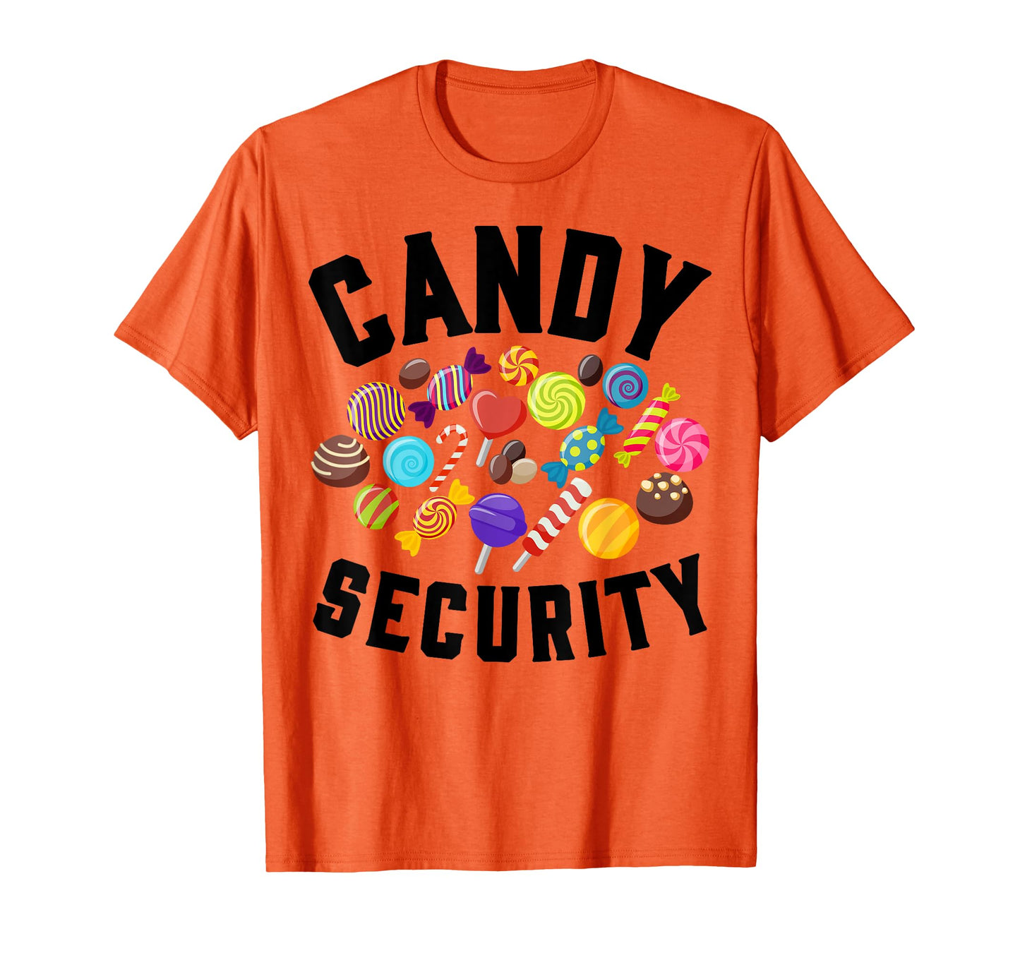 Candy Security Funny Halloween Party Costume Man Woman T-Shirt
