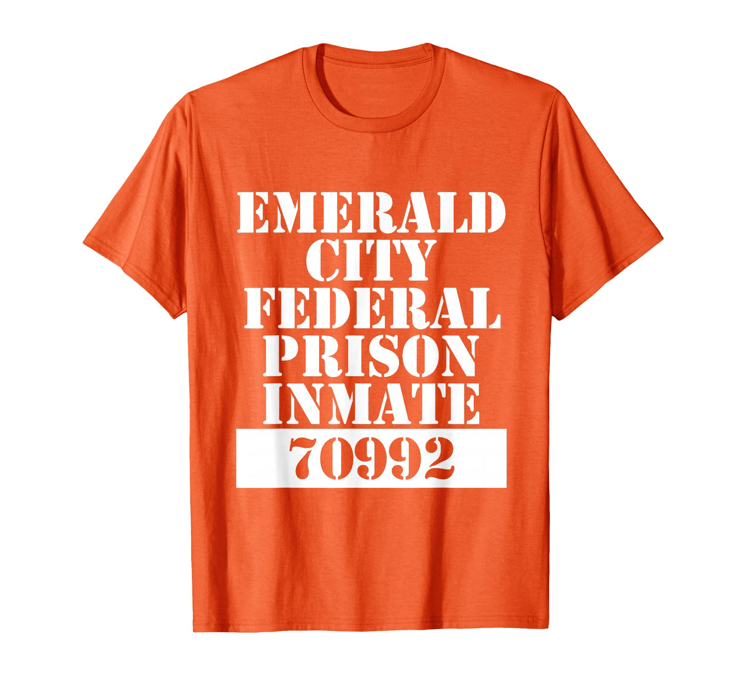 Wizard of Oz Emerald City Inmate Prisoner Costume Halloween T-Shirt