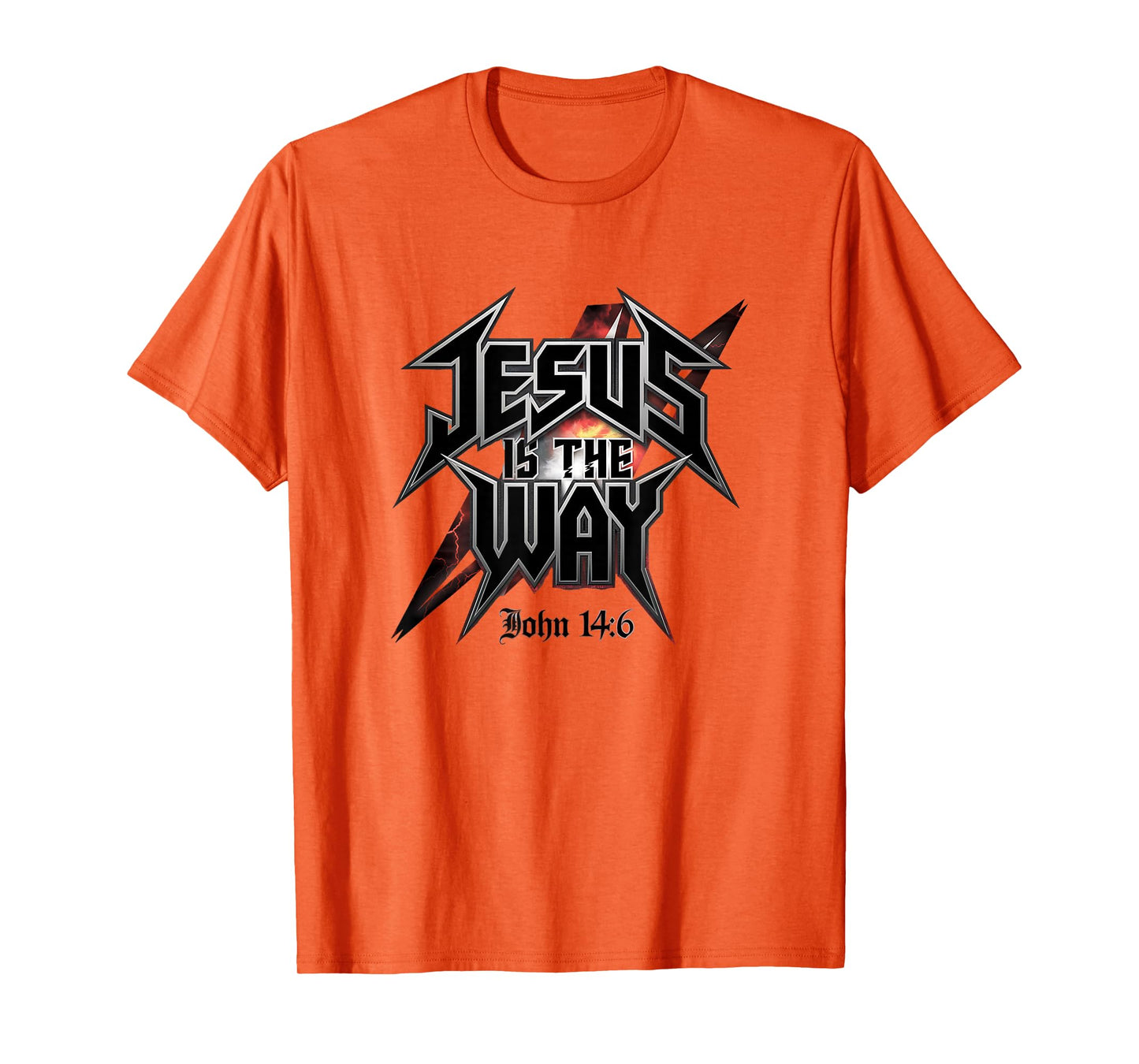 Jesus is The Way John 14:6 Christian Rock T-Shirt
