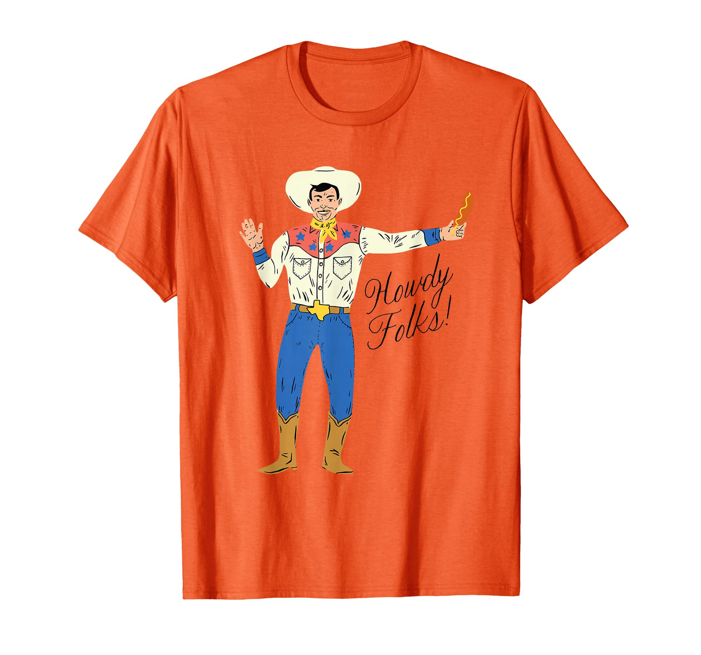 Howdy Folks Big Tex, State Fair of Texas Outfit T-Shirt