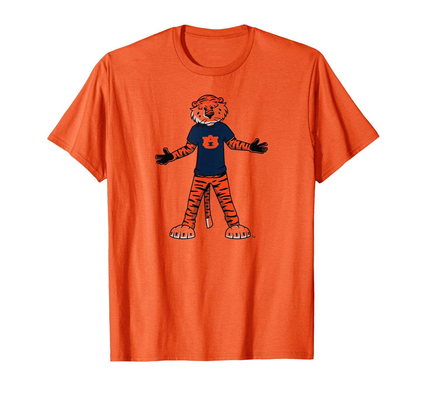 Auburn Tigers Aubie Mascot White Officially Licensed T-Shirt