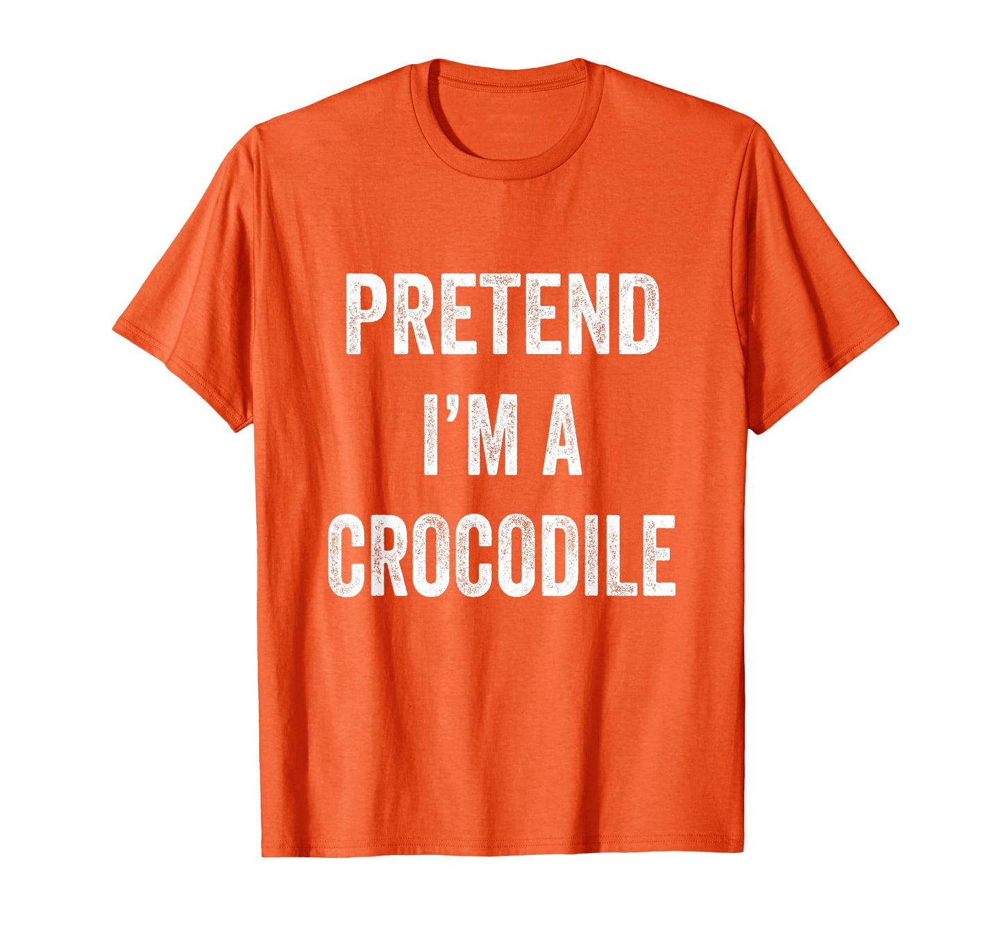 Lazy Halloween Pretend I'm Crocodile Funny Halloween Costume T-Shirt