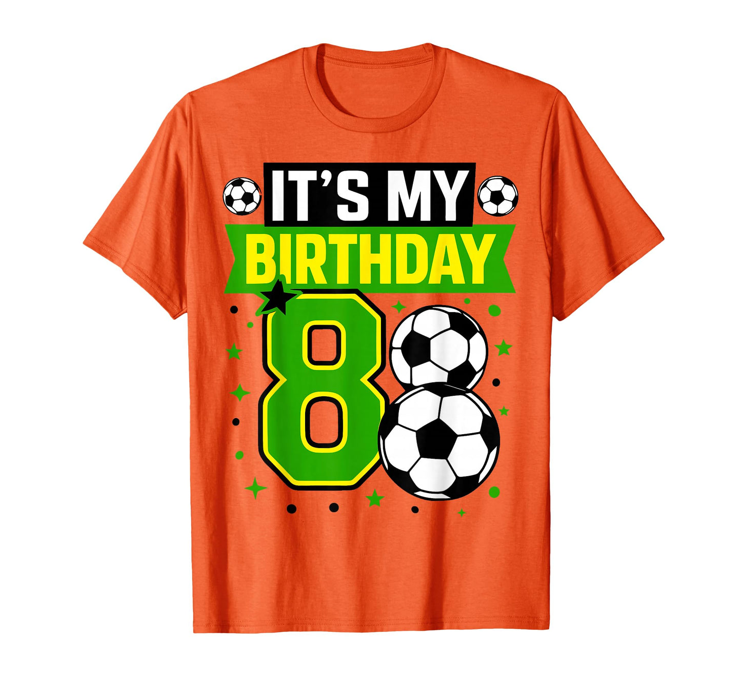 Birthday Boy Tees 8 Soccer Its My 8th Birthday Boys Soccer T-Shirt