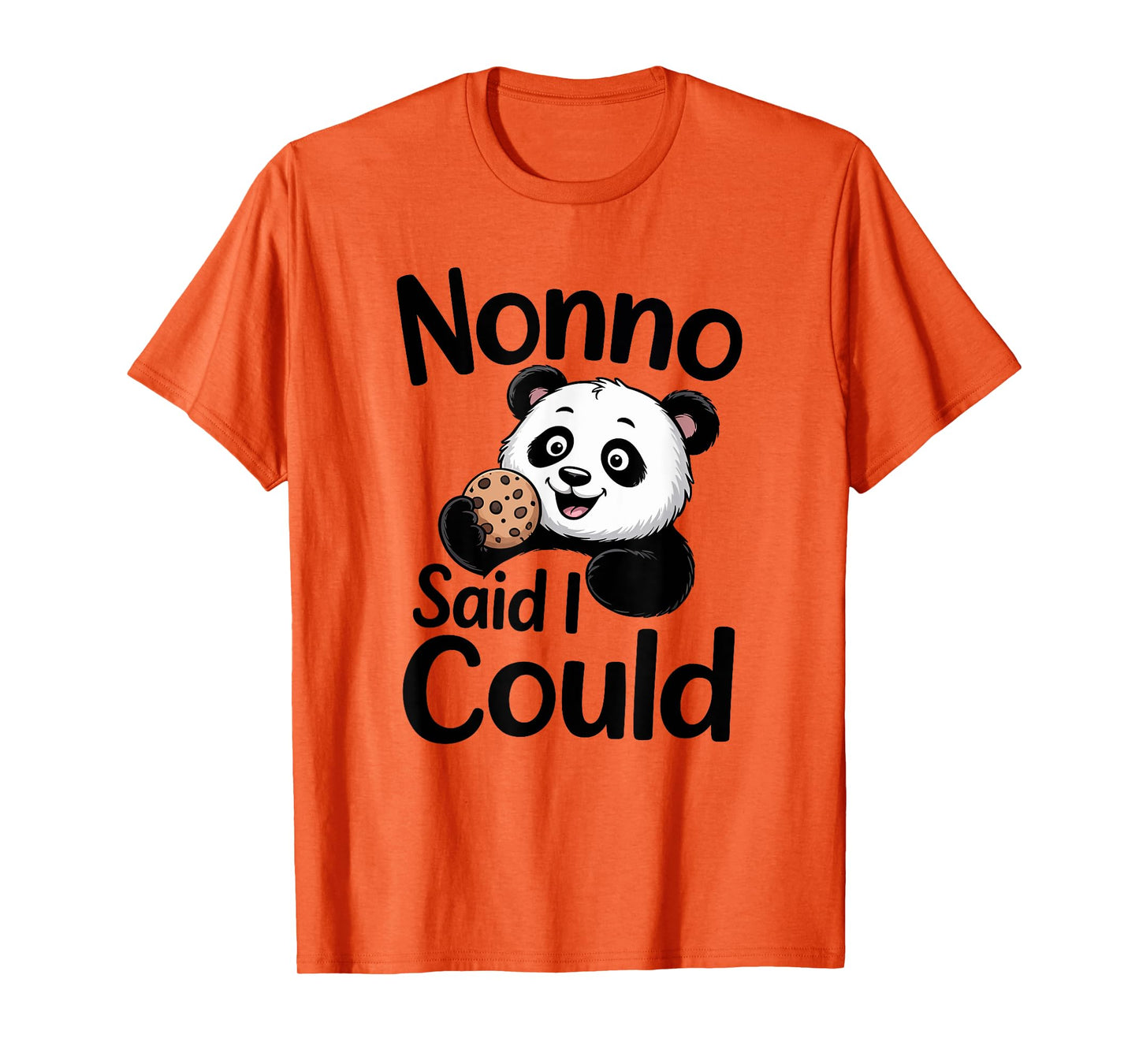 Funny Nonno Said I Could Sweet Panda Toddler Grandpa T-Shirt