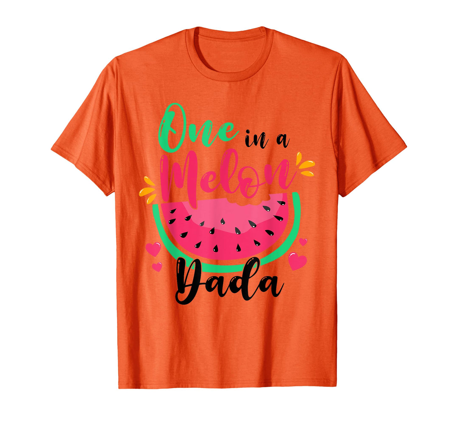 One in a Melon Dada Summer Birthday Party Matching Family T-Shirt