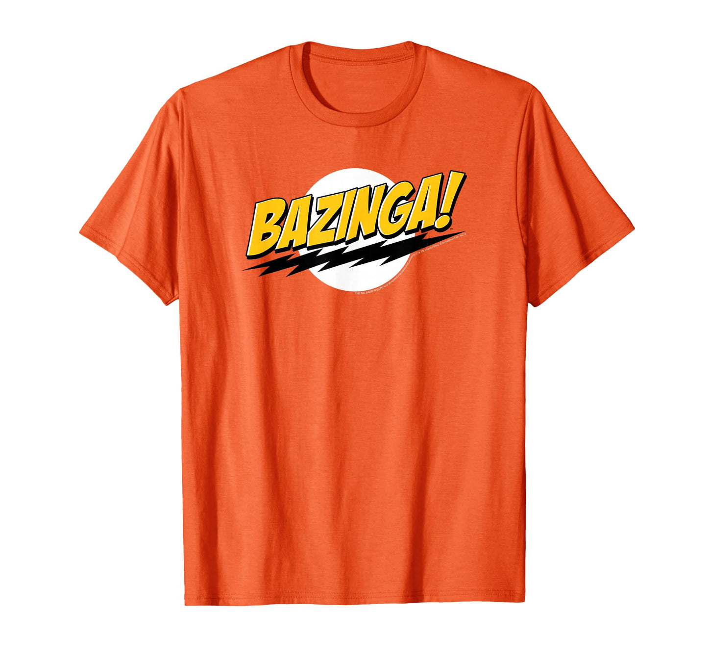 The Big Bang Theory Bazinga! Classic Logo Funny TV Show T-Shirt