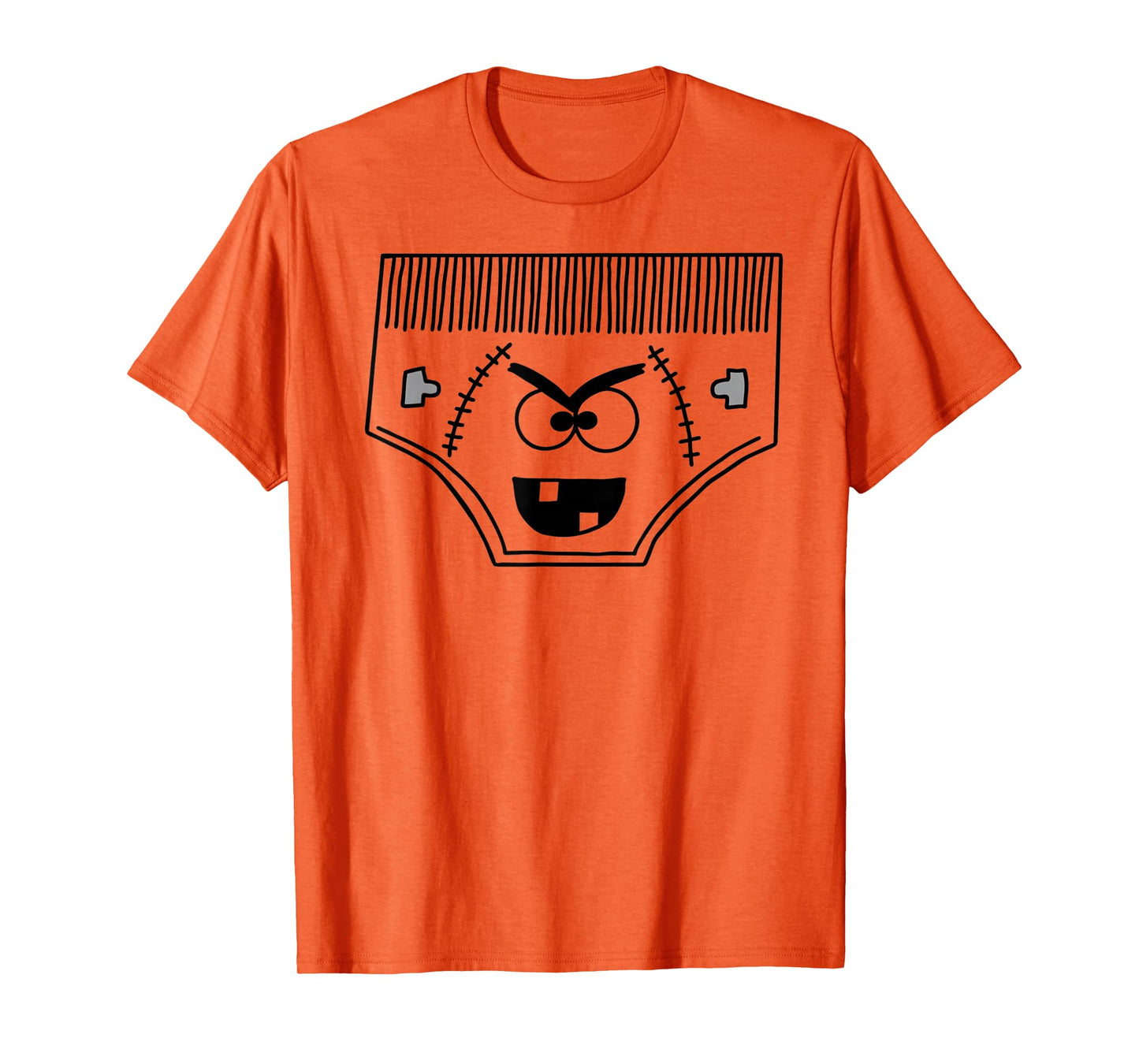 Funny Creepy Pair of Underwear Face Costume T-Shirt