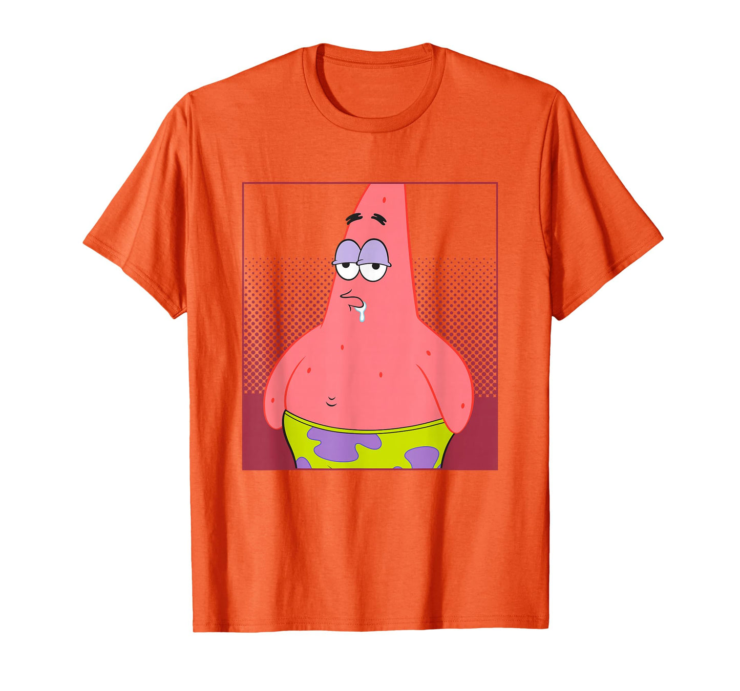 SpongeBob SquarePants Drooling Patrick Star Portrait T-Shirt