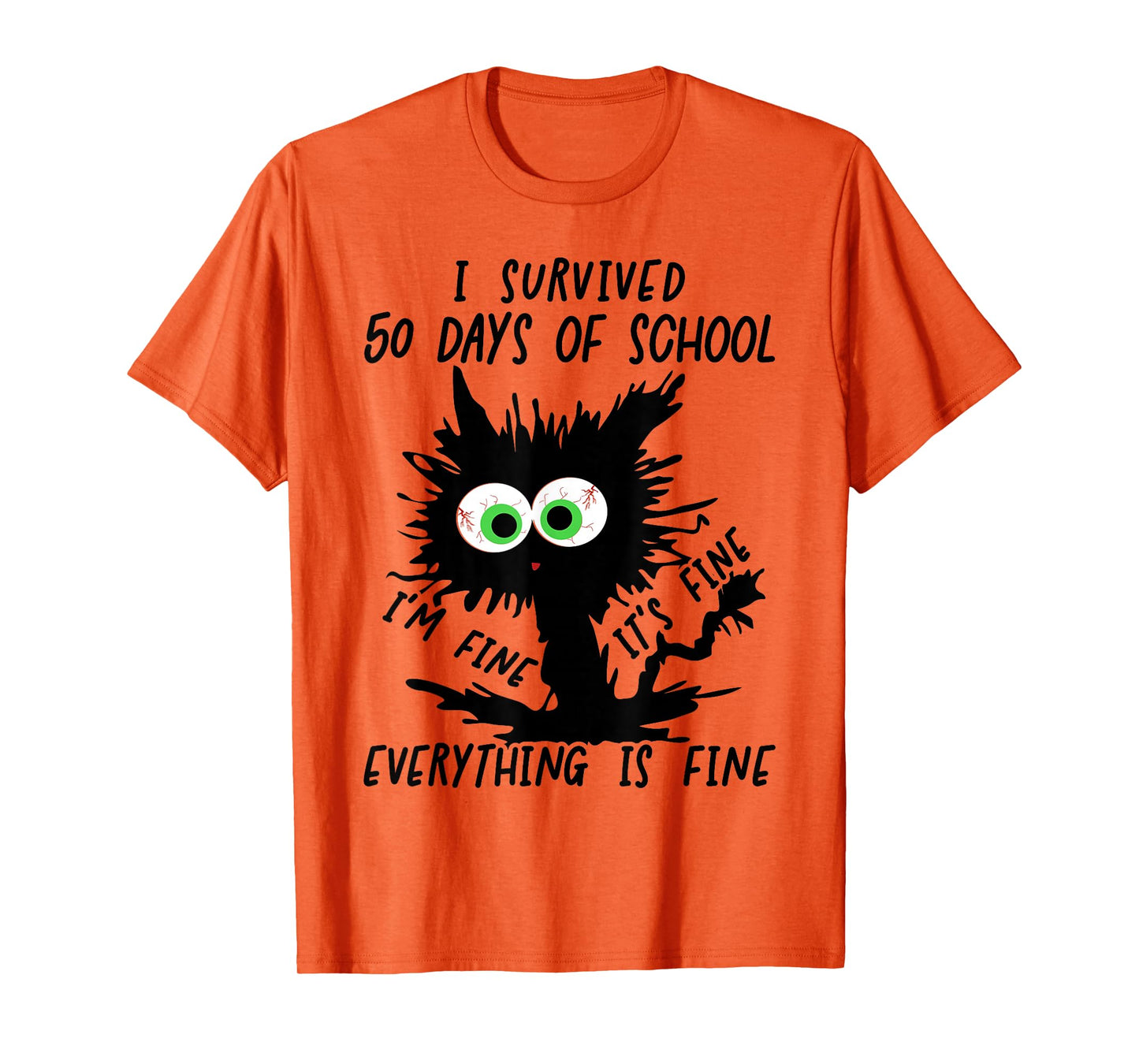 I Survived 50 Days Of School T-Shirt