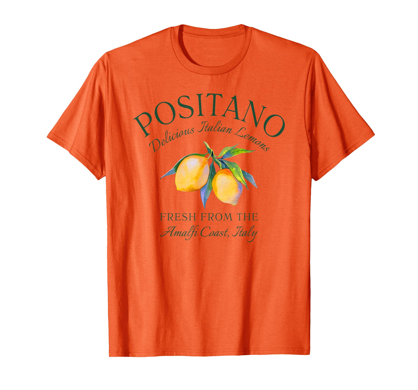 Positano Italy Amalfi Coast Italian Lemons Italian Town T-Shirt