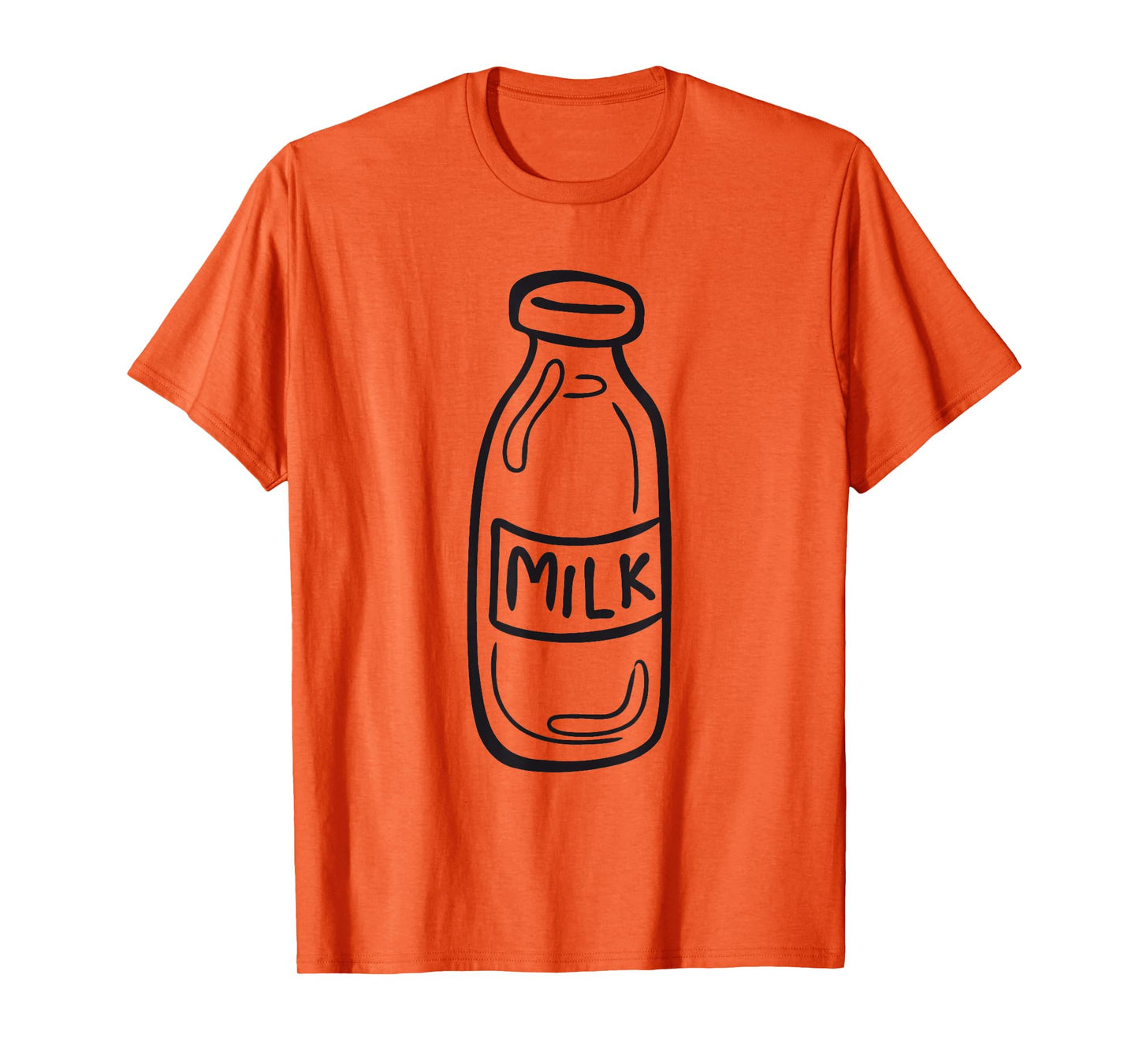 Milk Shirt Adult Men Women Kids Bottle With Milk Costume T-Shirt