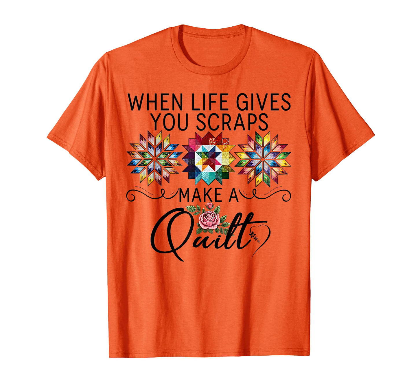 Funny Sewing Sewer Make A Quilt Quilting Patterns Quilter T-Shirt