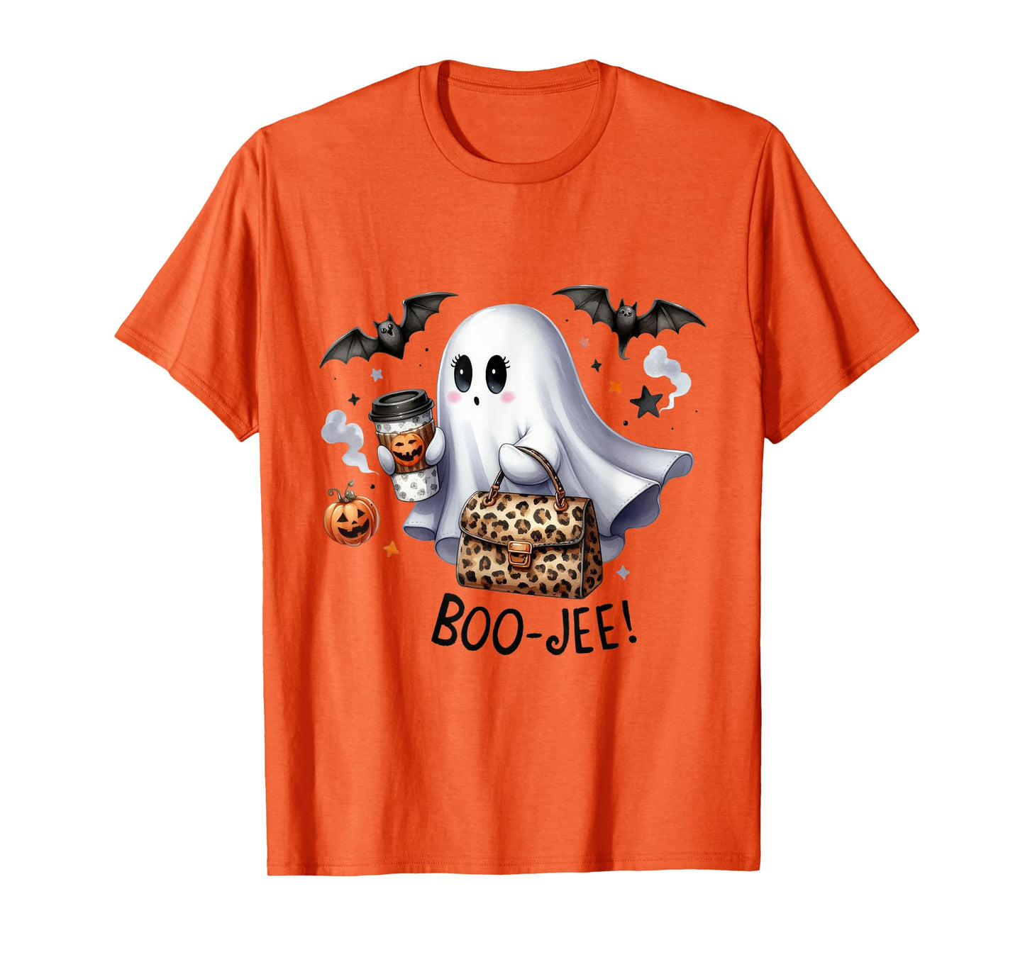Boo Jee Halloween Ghost Party Costume Women Girl T-Shirt