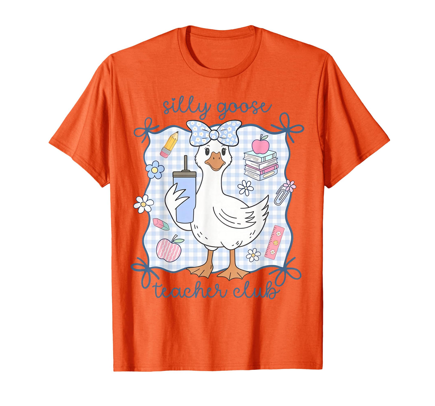 Silly Goose Teacher Club Funny Back to School First Day T-Shirt