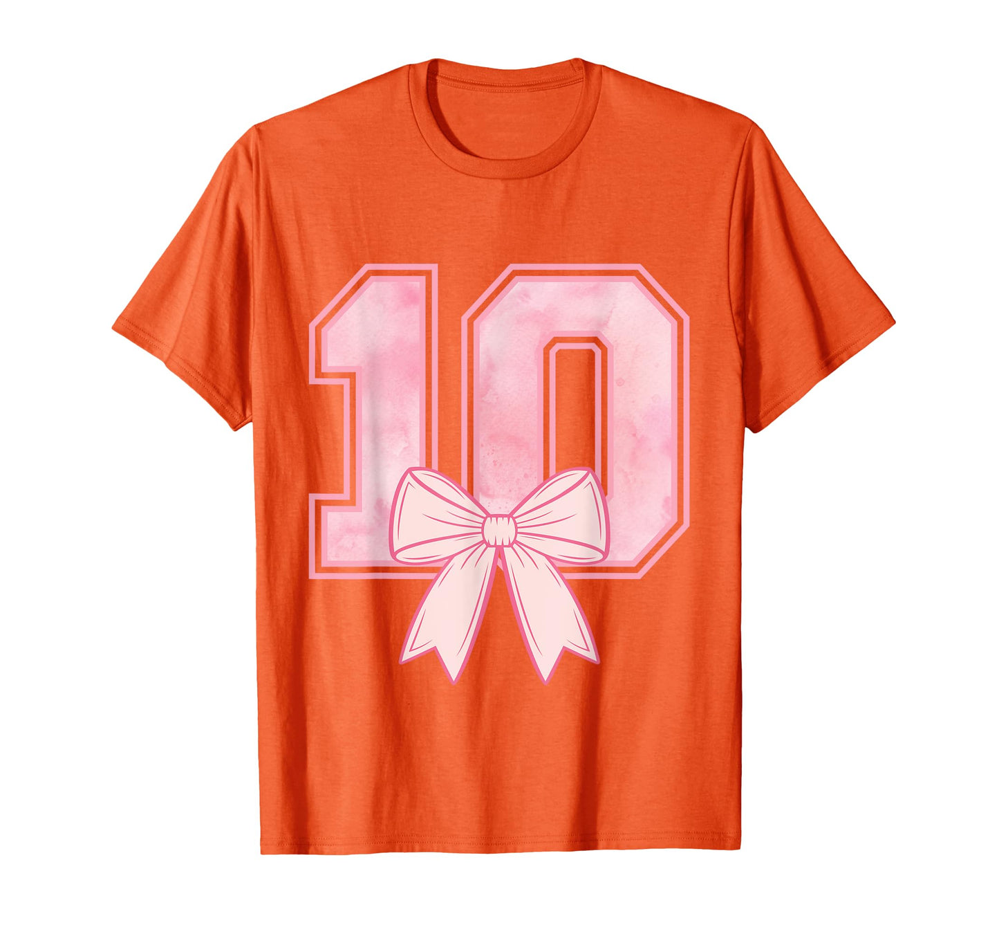 10 Double Digits 10th Birthday Girl Coquette 10 Year Old T-Shirt