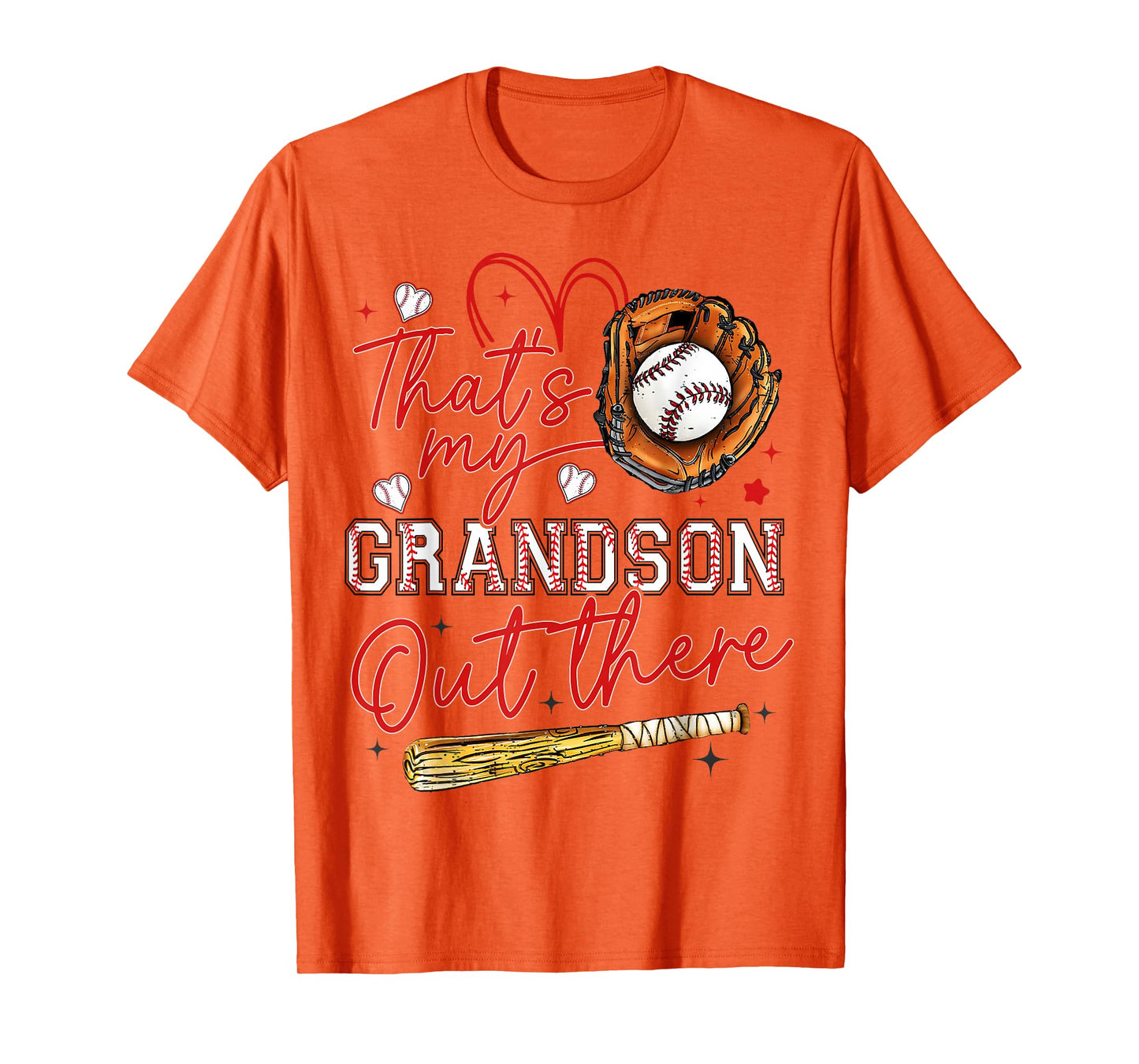 That's My Grandson Out There Baseball Grandma Mother's Day T-Shirt