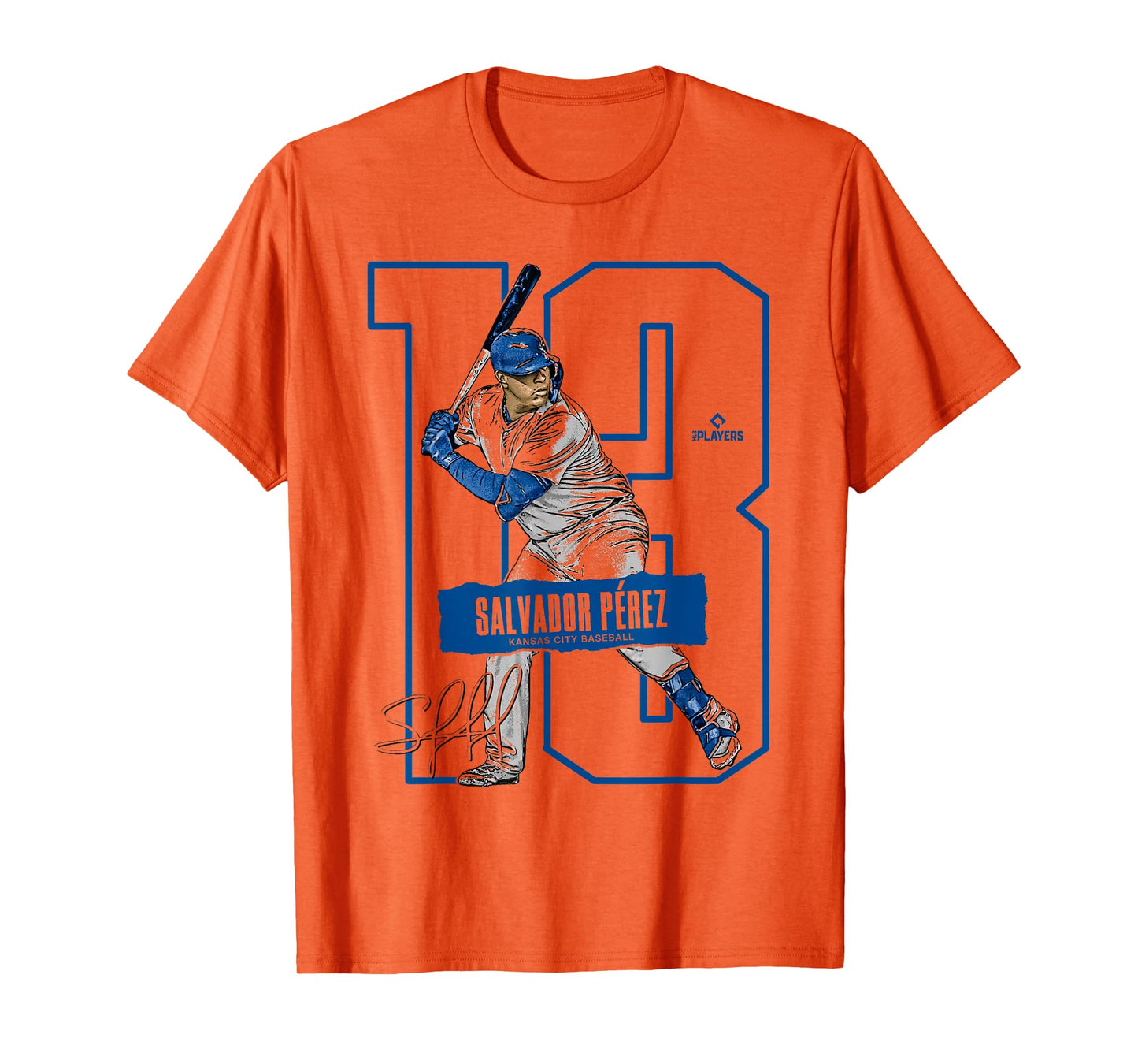 Salvador Perez | Kansas City Baseball Players | MLBSAL302N T-Shirt