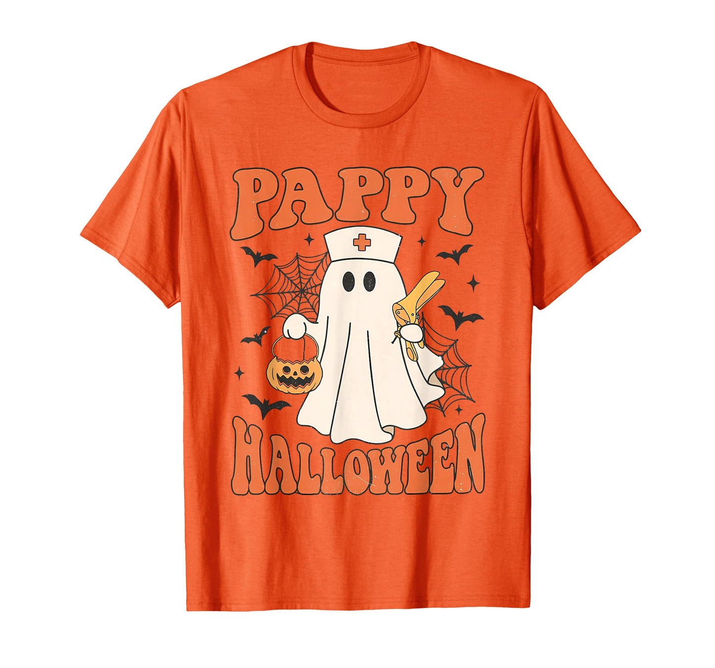 Pappy Halloween Ghost with Speculum OB Nursing Department T-Shirt